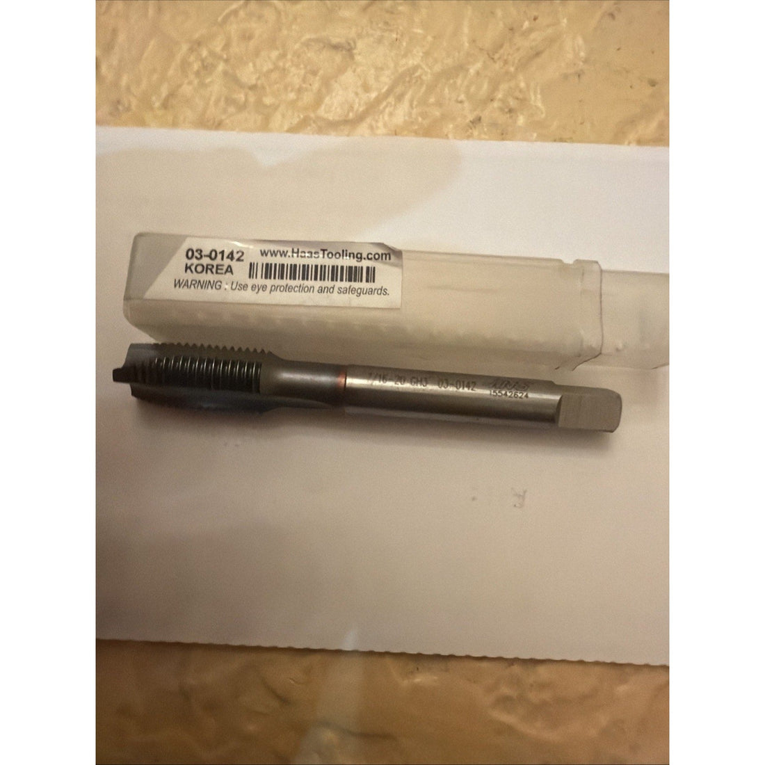 Haas 7/16-20 UNF HSS-E Spiral Flute Tap GH3 TiCN Mod Bottoming 03-0142 New