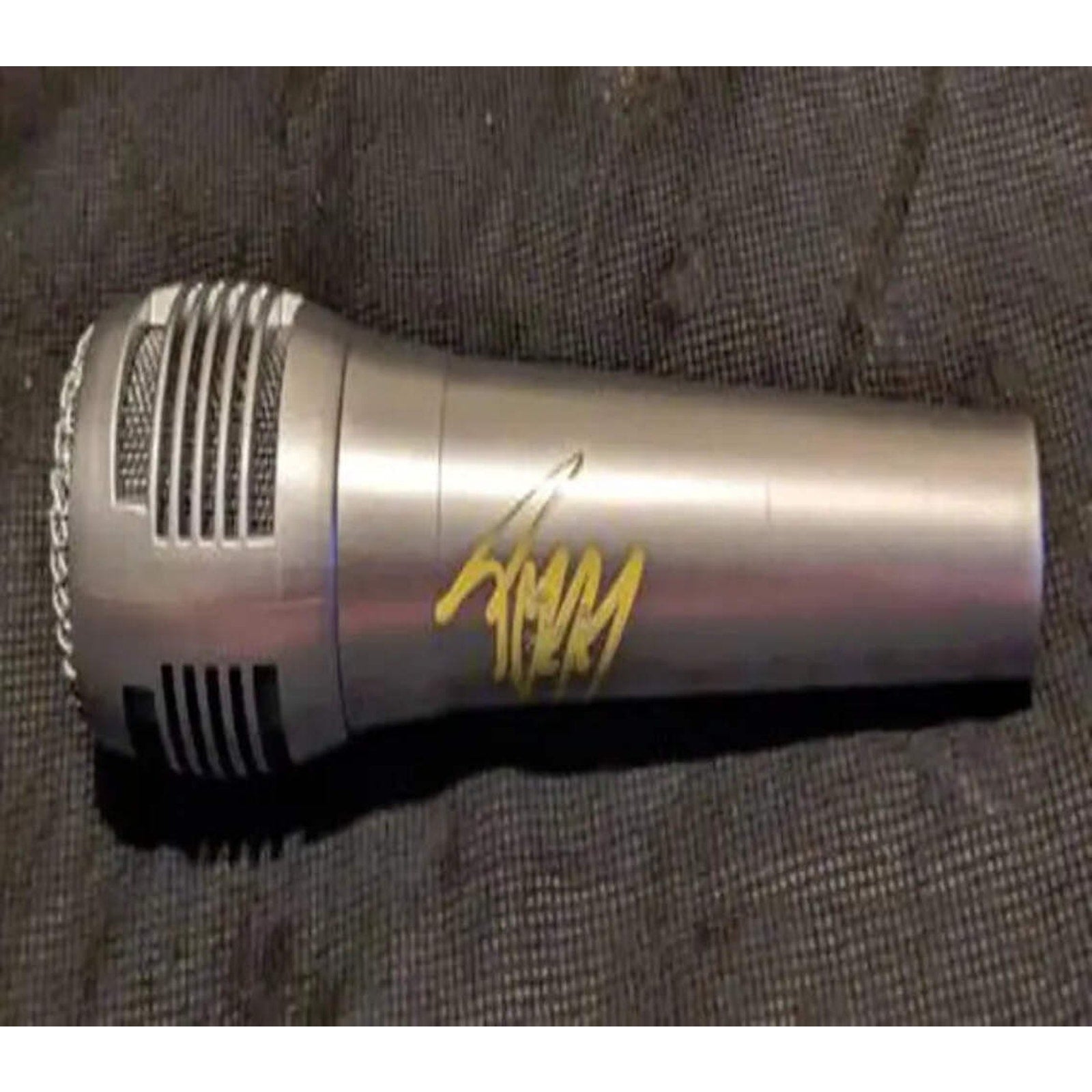 Post Malone autographed microphone with coa