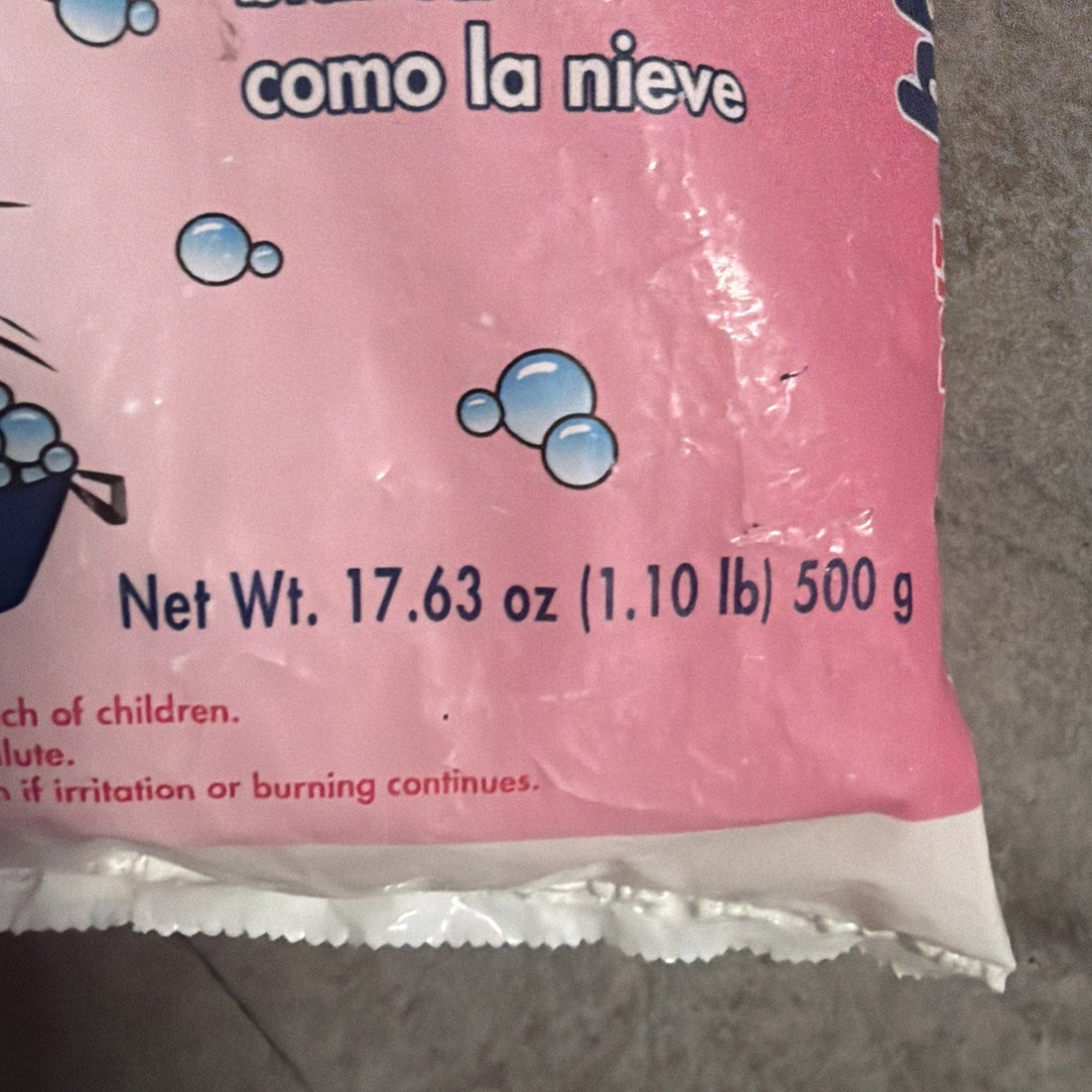 Blanca Nieves Powder Detergent 1.10 lb Biodegradable Phosphate-Free Bright Clean