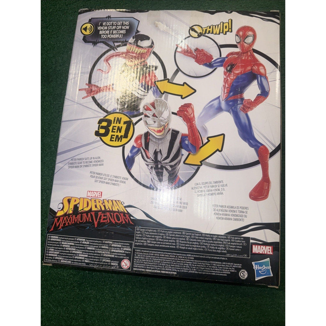 Marvel Spider-Man Maximum Venom 12-Inch Figure with Sound