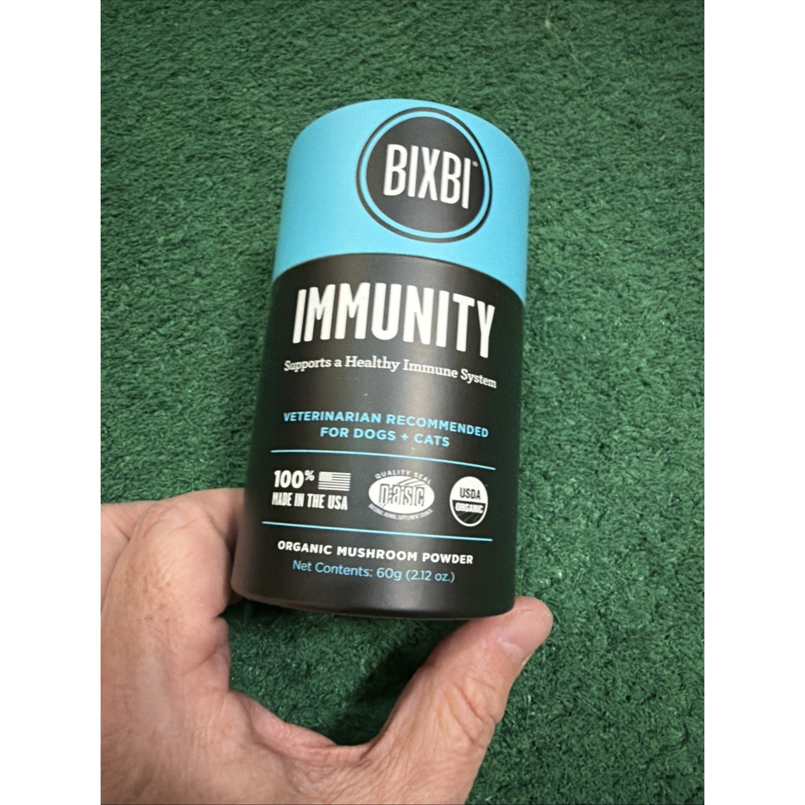 BIXBI Organic Pet Superfood Daily Dog & Cat Supplement, Immunity, 60 Grams