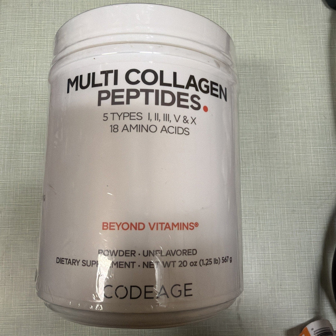 Multi Collagen Protein Powder Peptides, 2-Month Supply, Hydrolyzed, Type I, I...