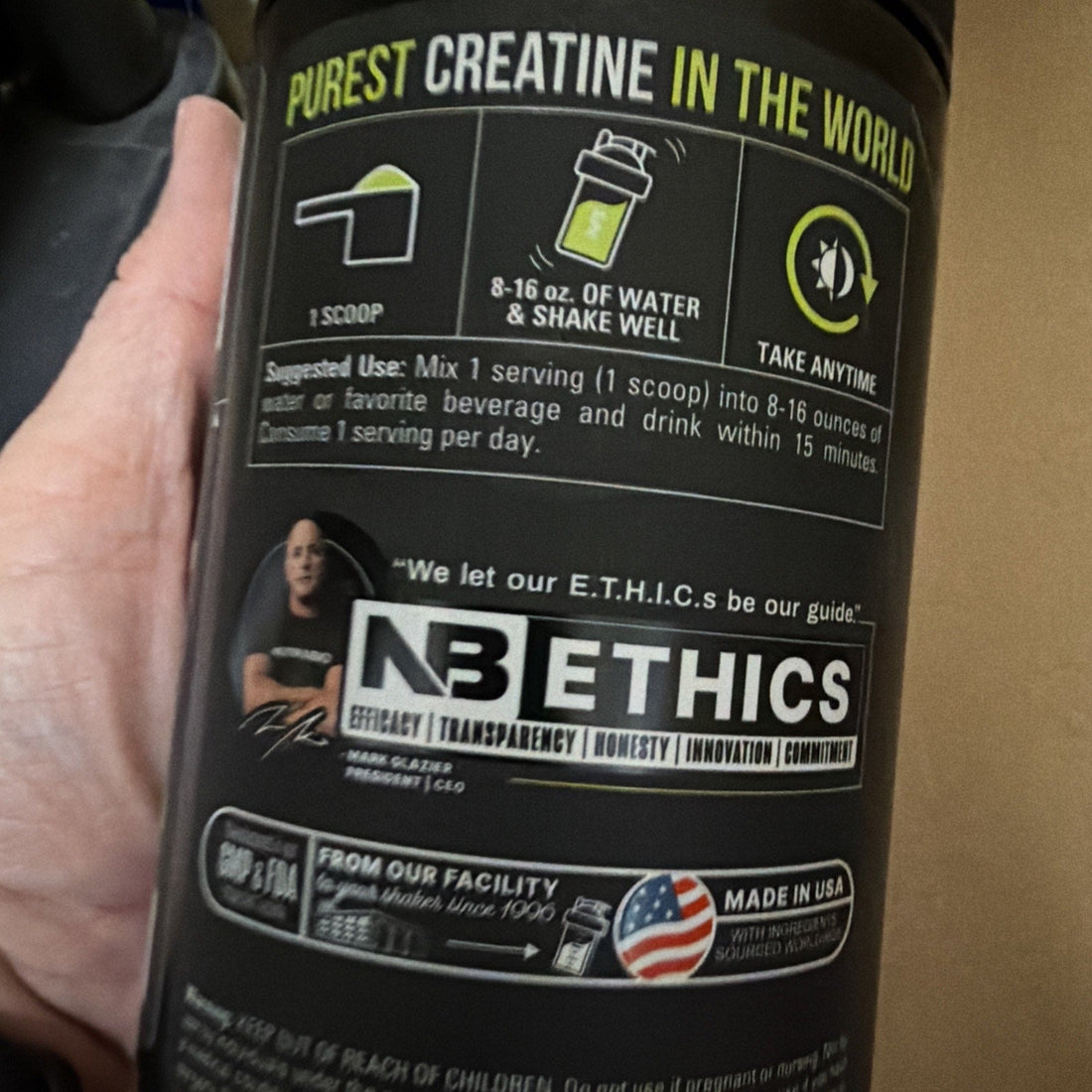 NutraBio Pure Micronized Creatine Monohydrate Powder 60 Servings (exp 10/2028)