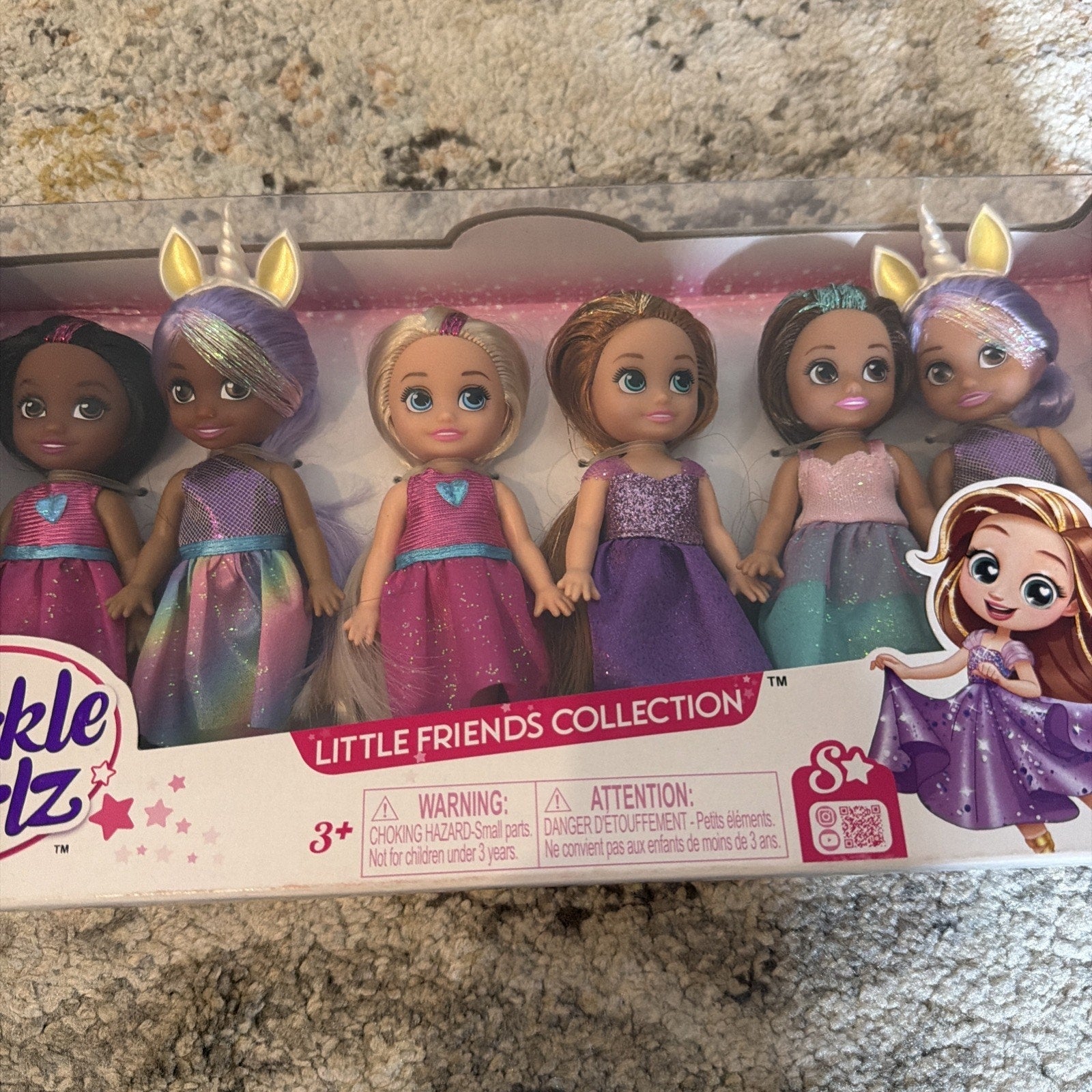 ZURU Sparkle Girlz Little Friends Collection, 6 Dolls