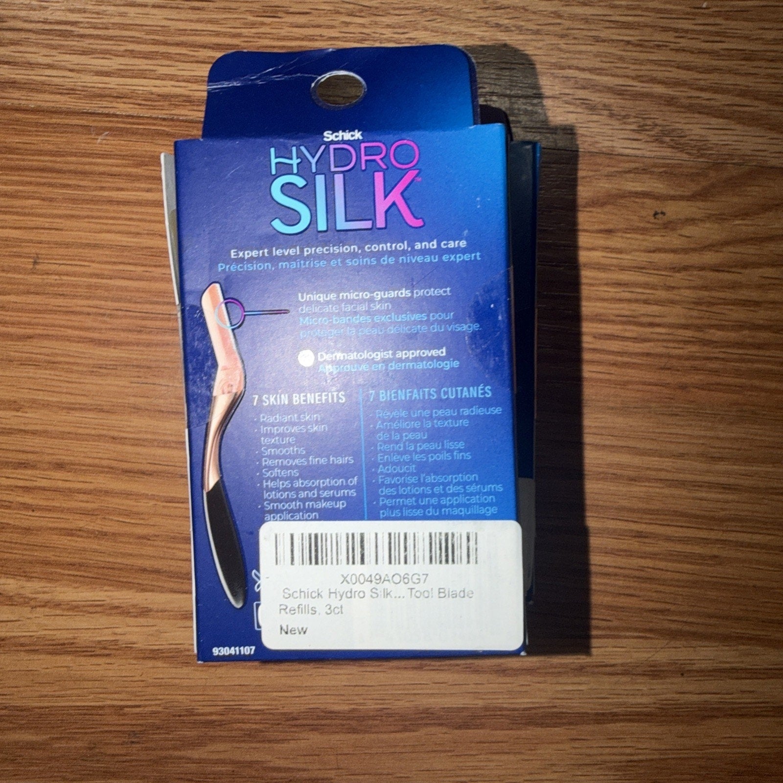 Schick Hydro Silk Dermaplaning Wand Razor Refills — 3 Boxes (9 Blades Total)