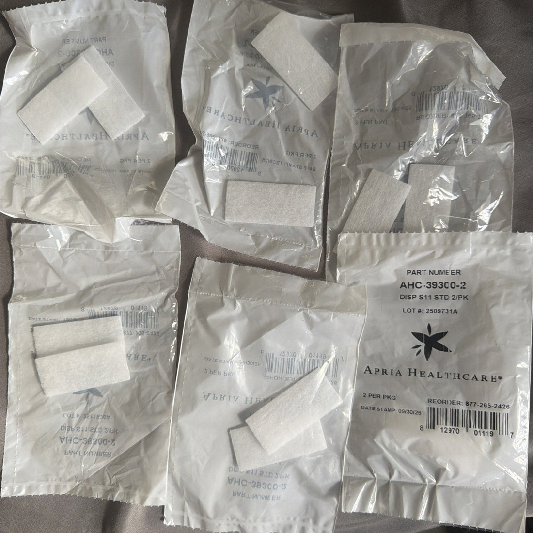 Apria ResMed AHC-393-2 Felt Filters, 6 Packs (12 Total)