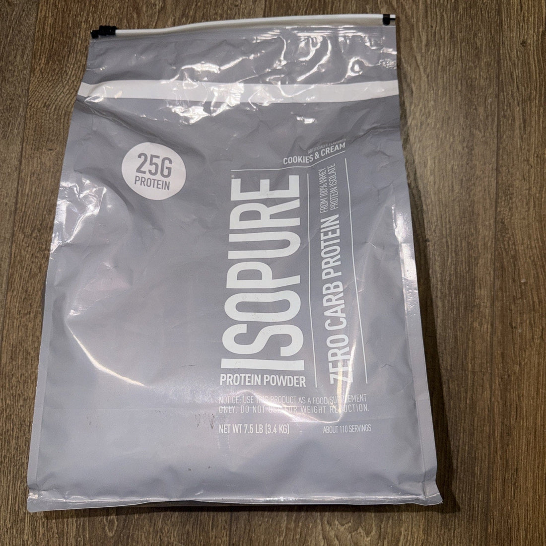 Nature's Best Isopure Zero Carb Protein Powder — Cookies & Cream, 7.5 lbs (Best By 1/2027)