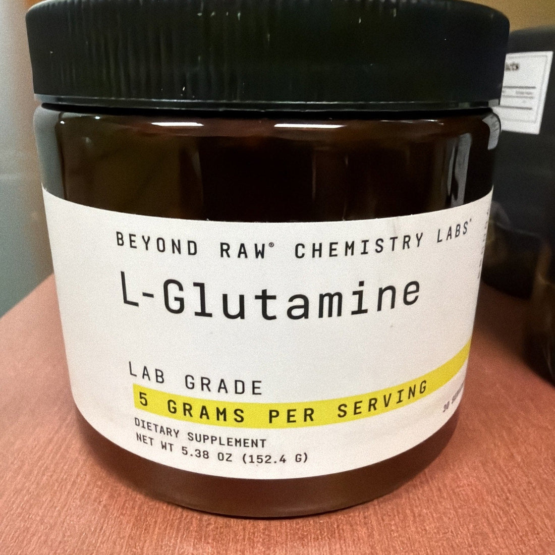 Beyond Raw Chemistry Labs L-Glutamine Powder - Exp. 12/2026