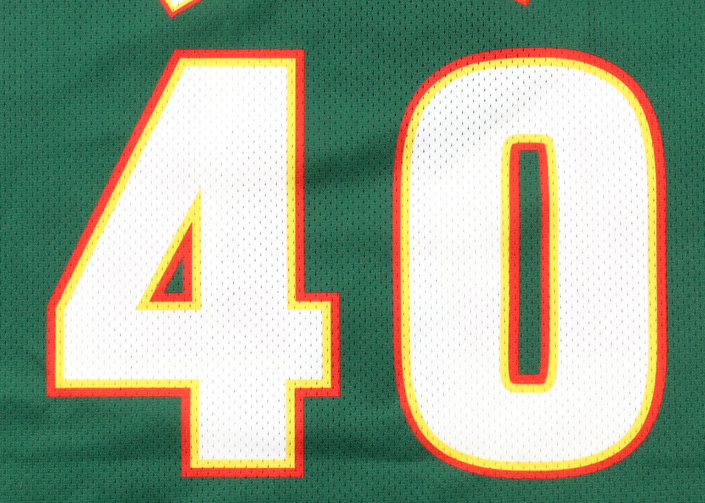 Shawn Kemp Signed SuperSonics Mitchell & Ness Authentic Jersey (Beckett) Beckett Witnessed