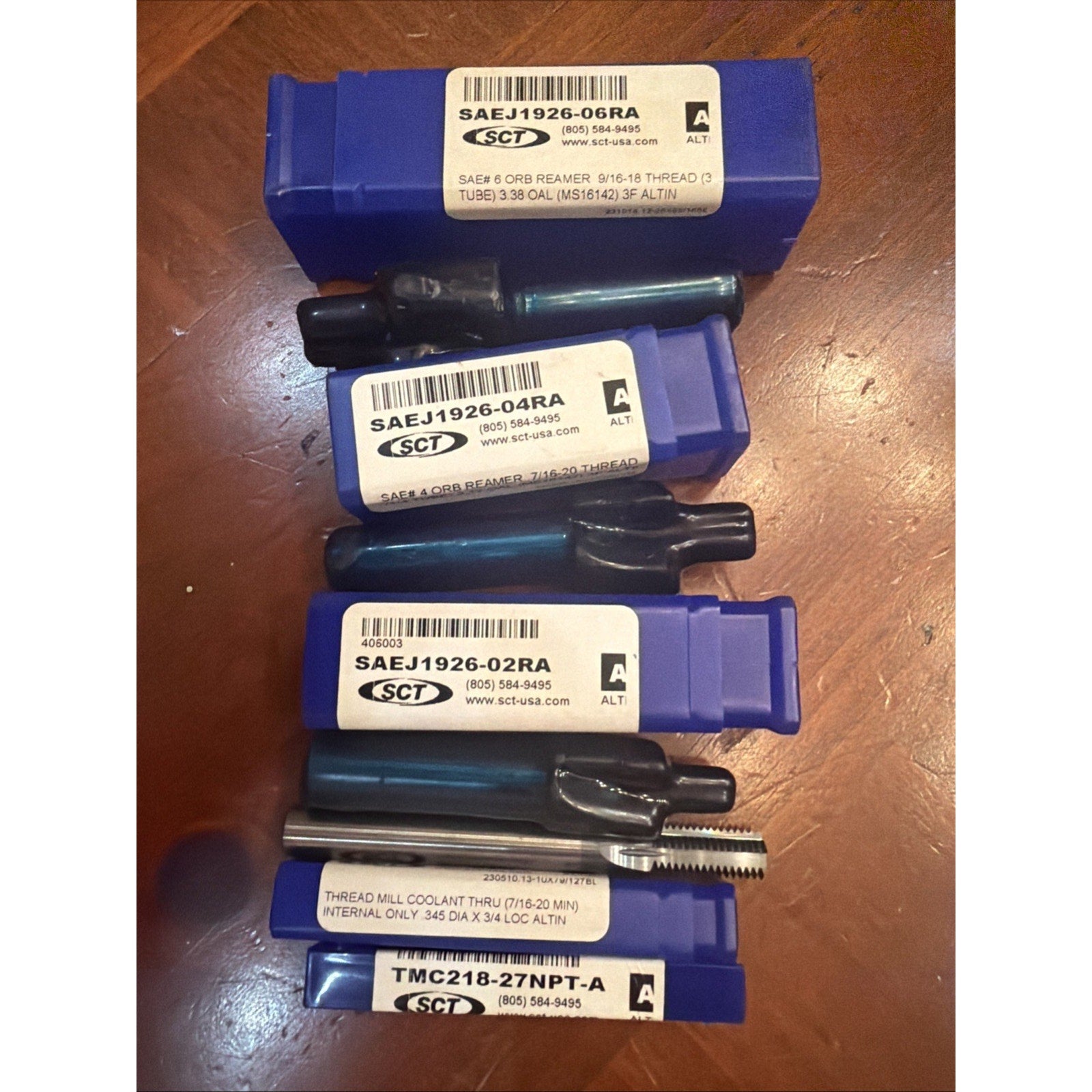 SCT ORB Reamer Set SAEJ1926 Altin (5pc) Mixed Sizes New/Open Box