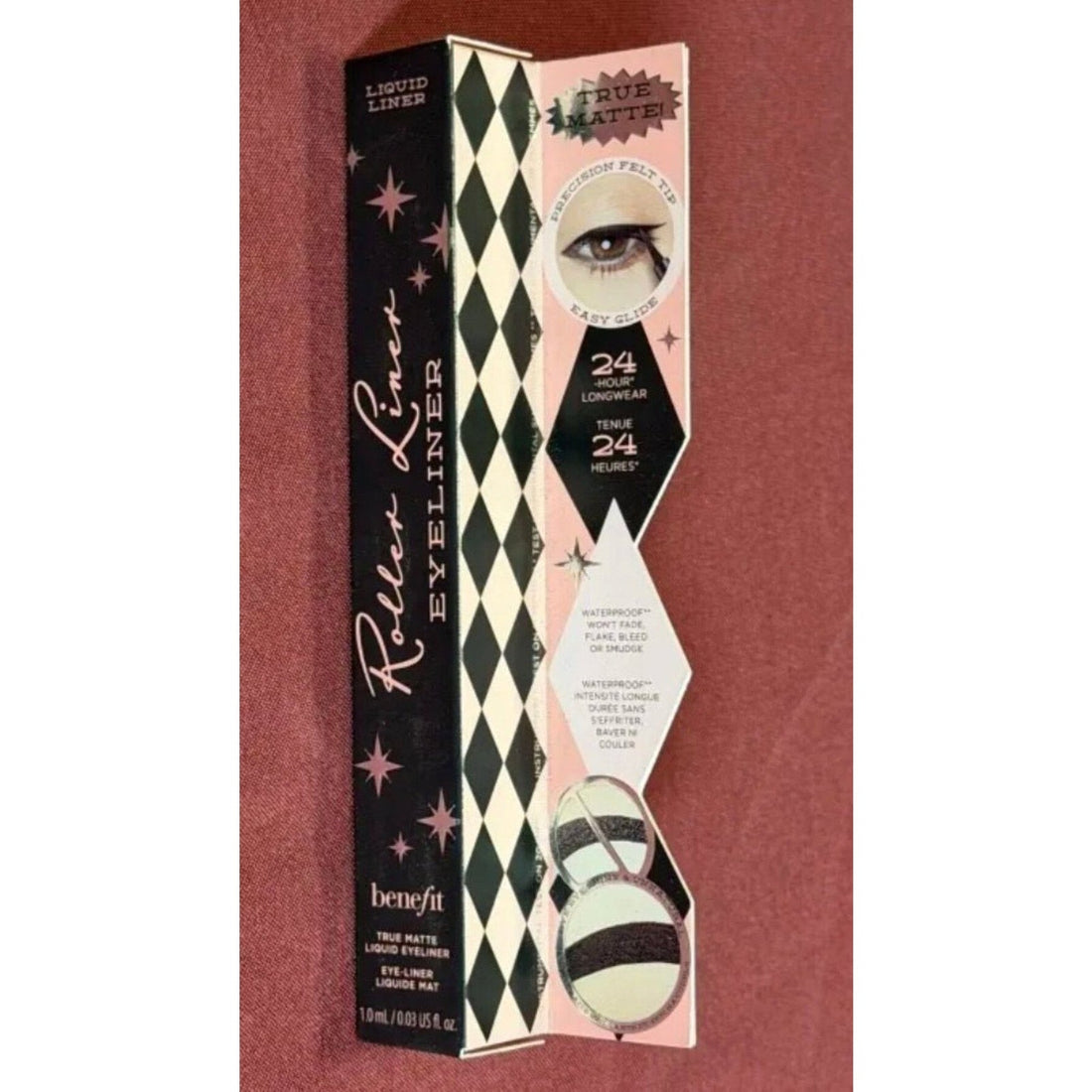 Benefit Roller Liner Matte Liquid Eyeliner - Black, 0.03 oz / 1.0 mL