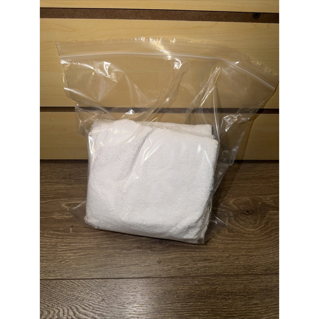 Microfiber Cleaning Towels 12 Pack 14x14 White Reusable Streak Free Cloths Lot