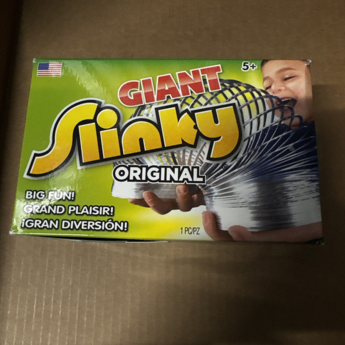The Original Giant Slinky Walking Spring Toy, Large Metal (Ages 5+)