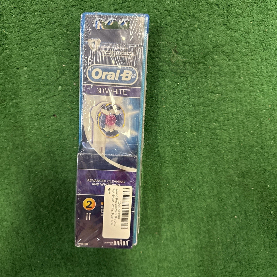 Oral B 3D White Electric Toothbrush Heads Pack of 6 for Whitening Cleaning