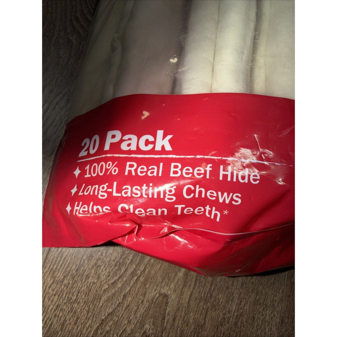 Cadet Premium Beef Hide Retriever Rolls Dog Chews, 20 Pack, 5 lb