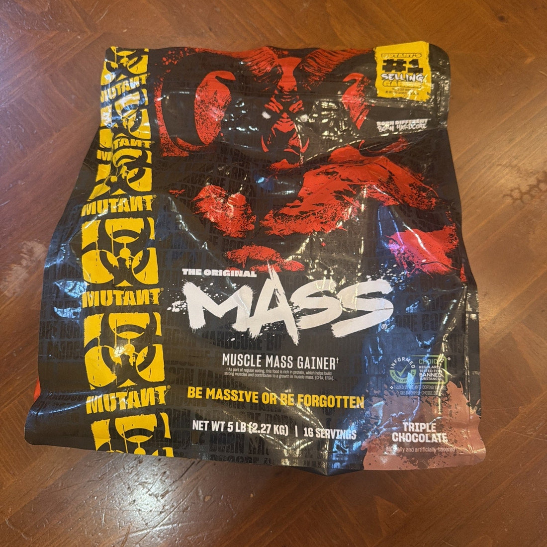 MUTANT MASS® 5LBS The Original Muscle Mass Gainer High Protein Drink Mix