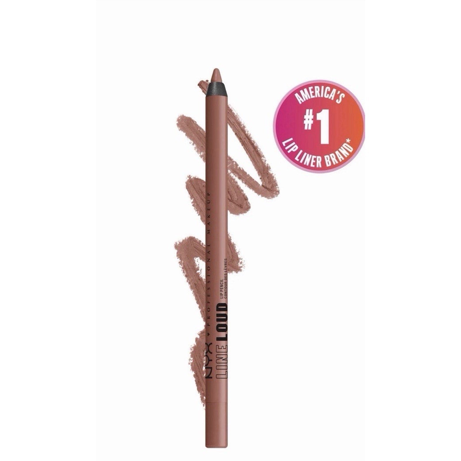 NYX Line Loud Vegan Longwear Lip Liner, Ambition Statement – Set of 25