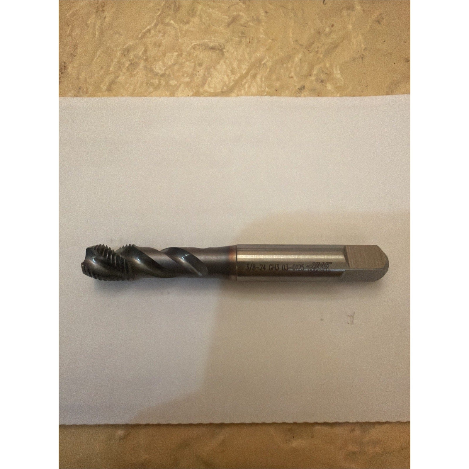 Haas 3/8-24 UNF HSS-E Spiral Point Tap GH3 TiCN Mod Bottoming 03-0125 New No Box