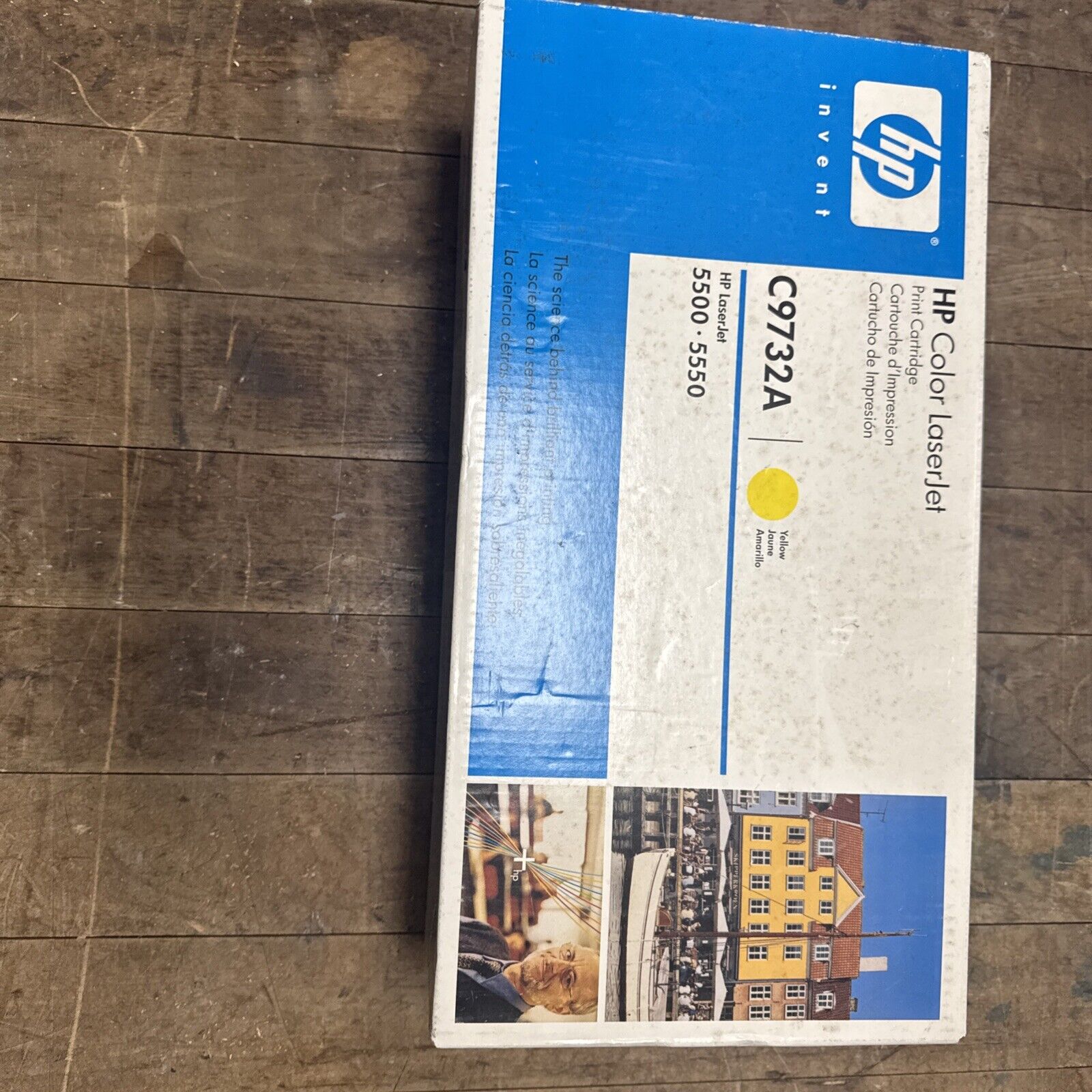 HP C9732A Yellow Print Cartridge, Sealed