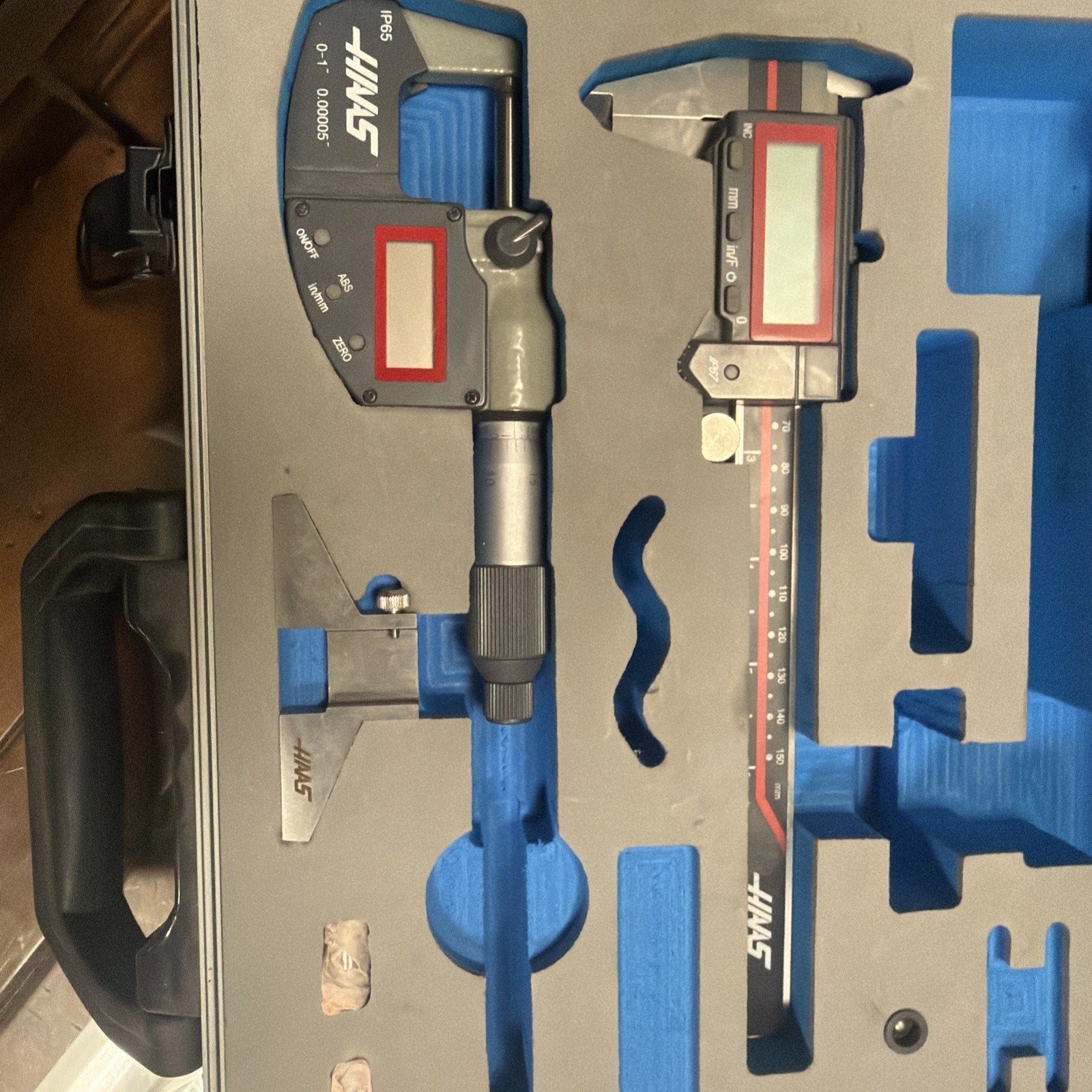 Haas Digital Micrometer & Caliper Tool Set Incomplete Parts