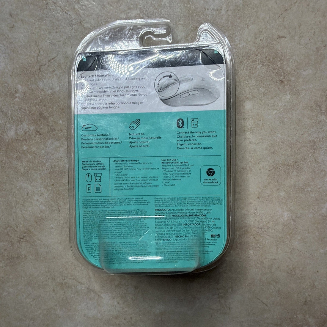 Logitech Signature M650 L Left Wireless Mouse For Left Hand 910-006234 Graphite