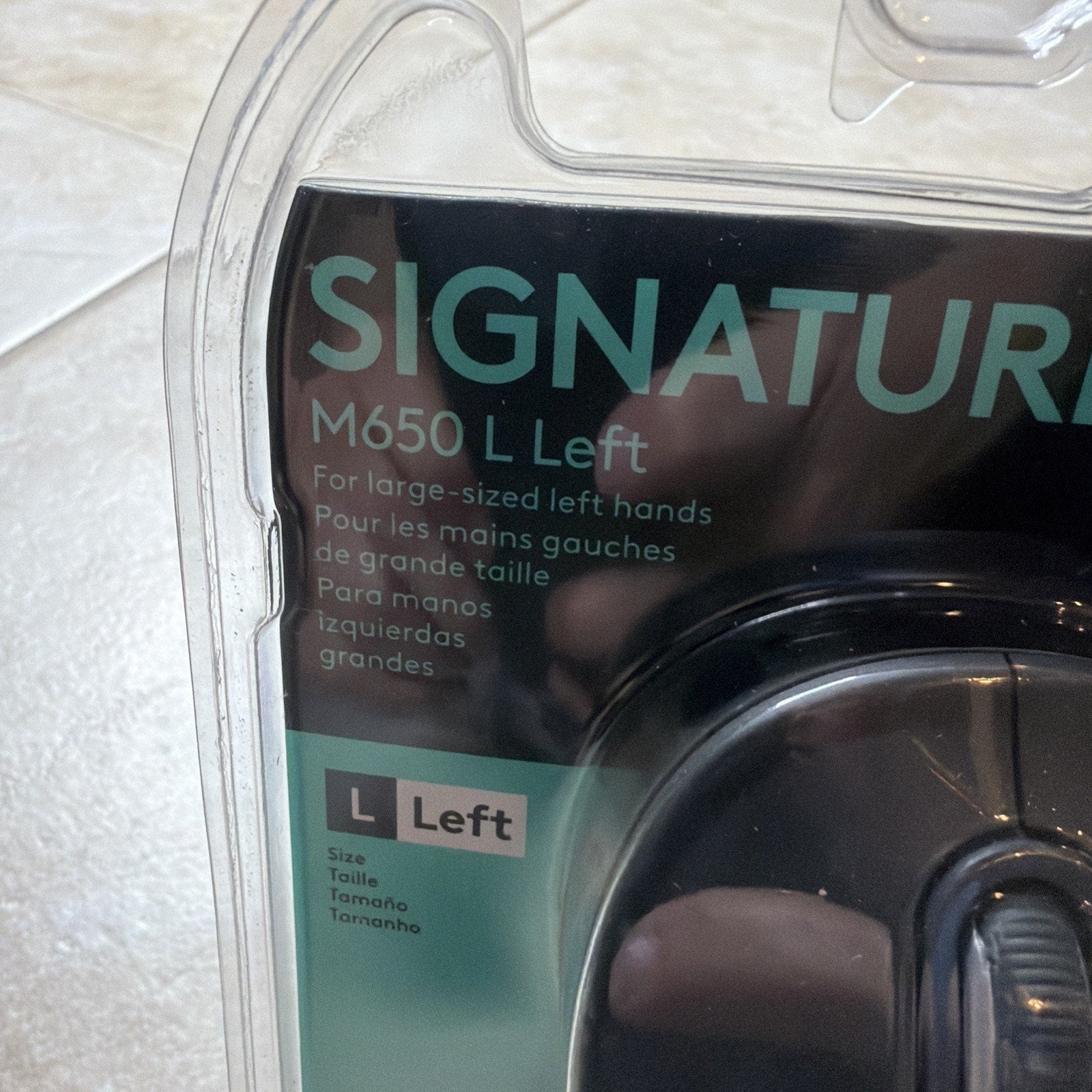 Logitech Signature M650 L Left Wireless Mouse For Left Hand 910-006234 Graphite