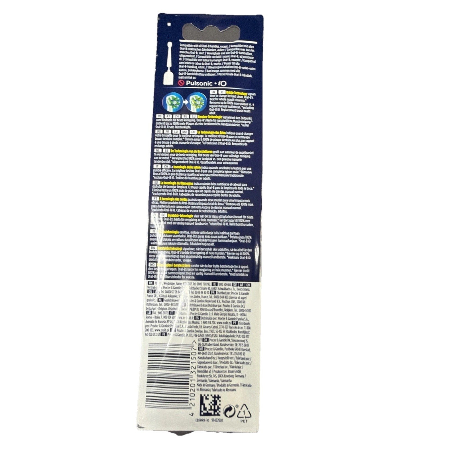 2X Oral B Cross Action Replacement Brush Heads XXXL Pack (10 heads)=20