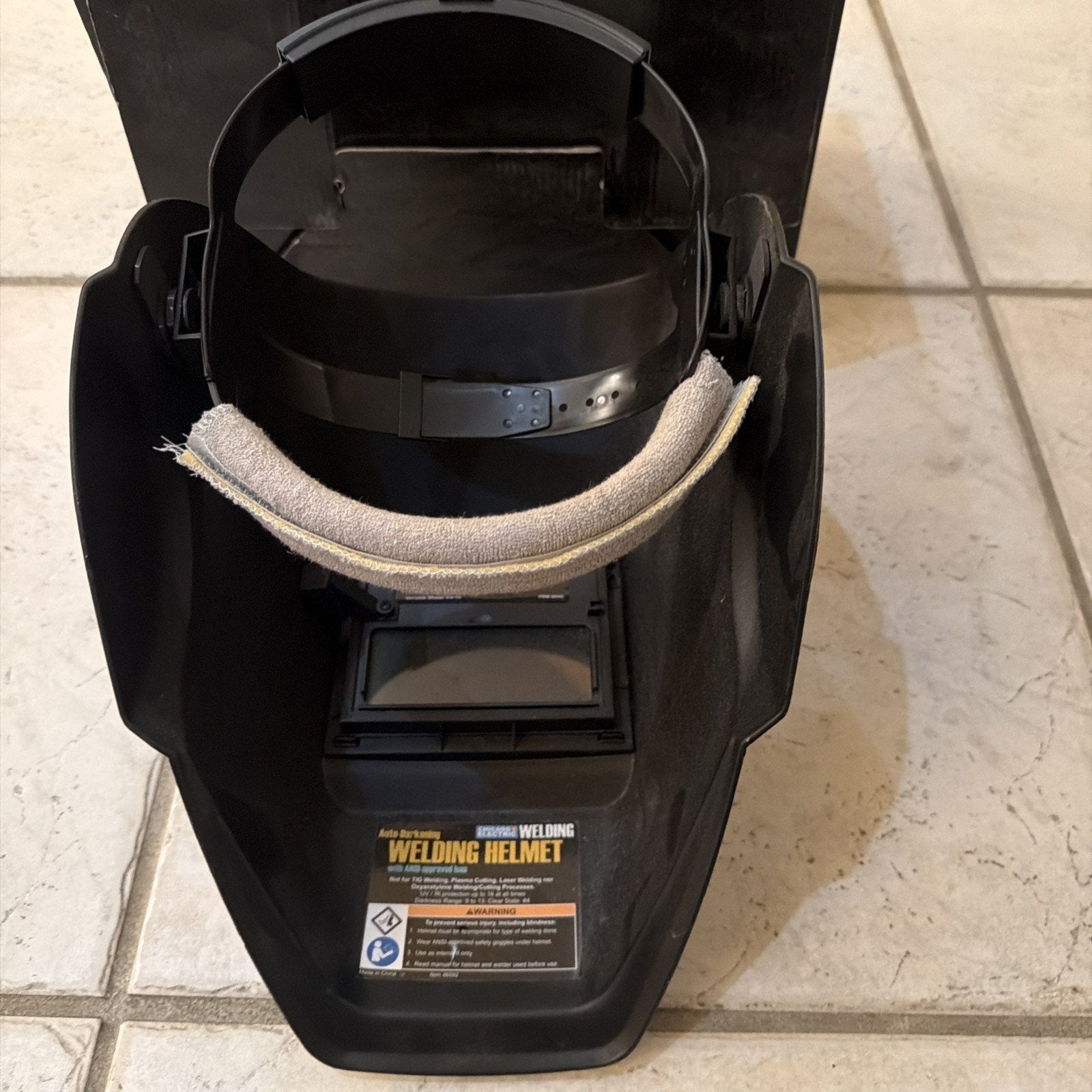 Chicago Electric Auto-Darkening Welding Helmet, Adjustable Shade