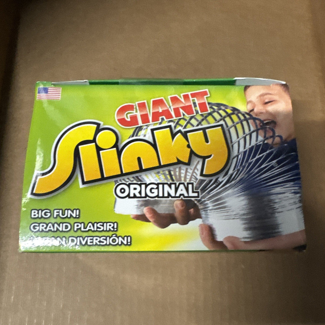 The Original Giant Slinky Walking Spring Toy, Large Metal (Ages 5+)