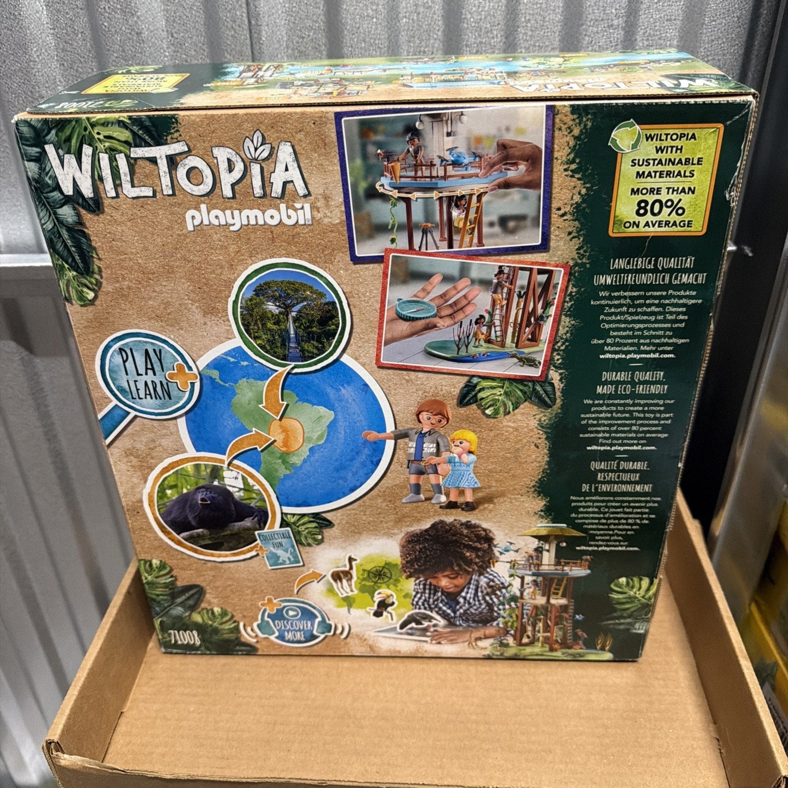 Playmobil 71008 Wiltopia Research Tower with Compass, 203 Pieces