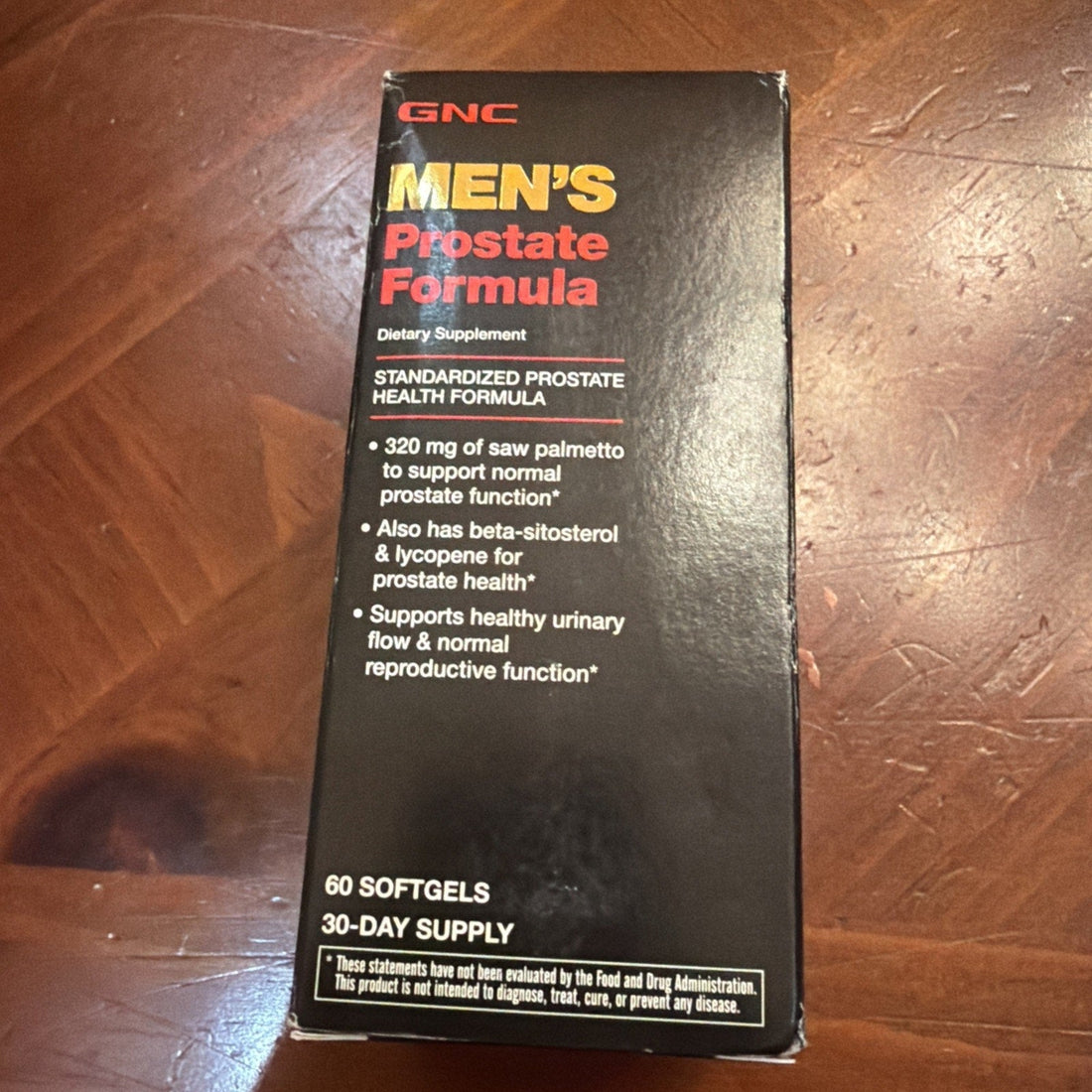 GNC Men's Prostate Formula Softgels (Pack of 60)