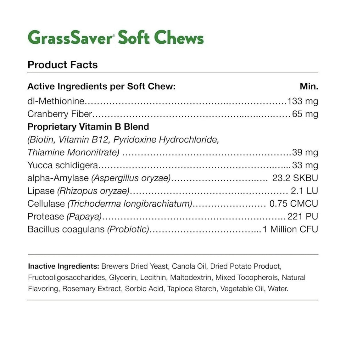 Case of 12 NaturVet GrassSaver Supplement for Dogs for Yellow Spots 120 Chews