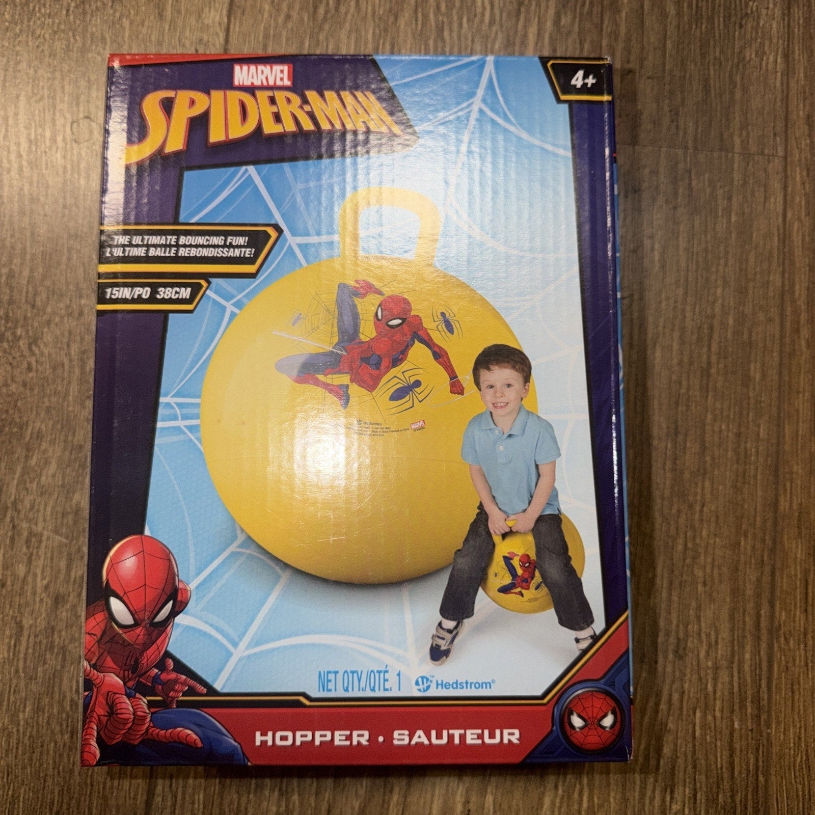 Marvel Spider-Man 15-Inch Hopper Ball for Kids, Ages 4+