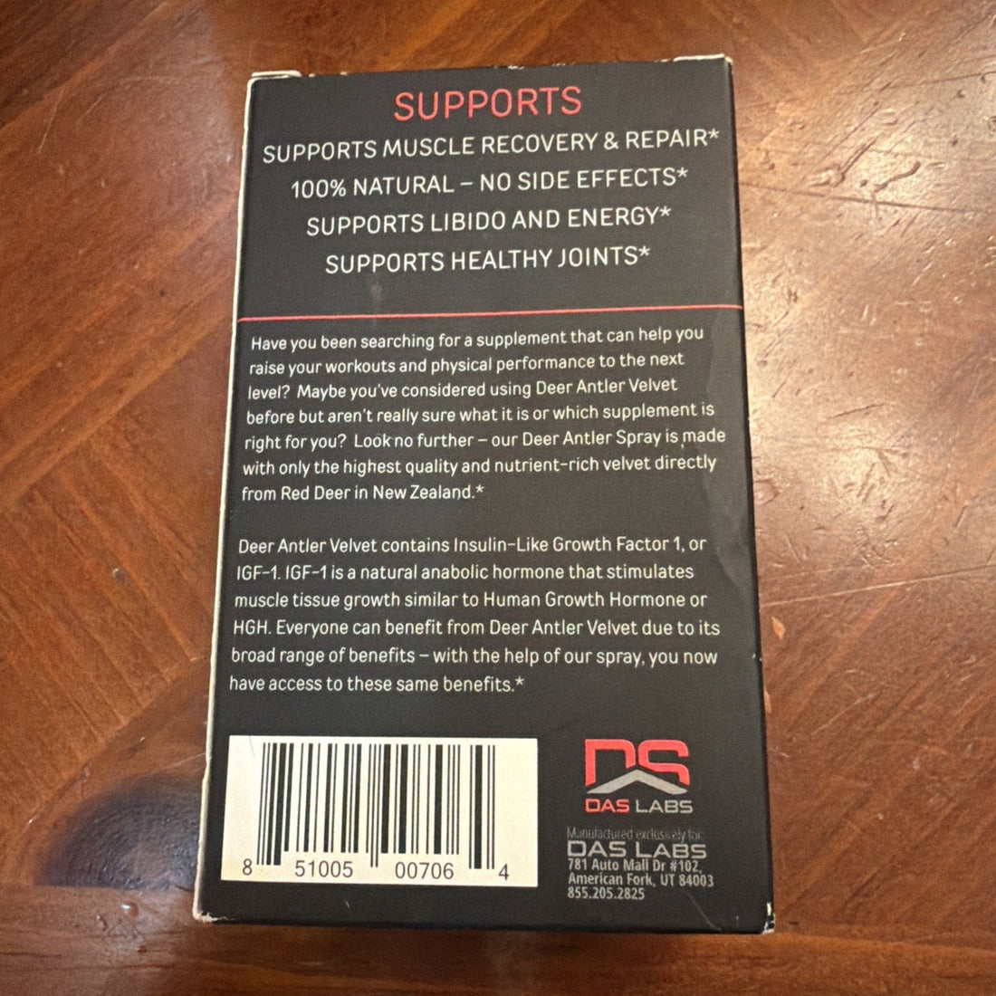 Bucked Up Deer Antler Velvet Extract Spray - 2 fl oz (IGF-1)