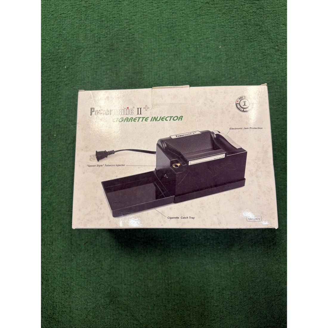 Powermatic II Plus Cigarette Injector Machine with Tube Cut Filter Tubes