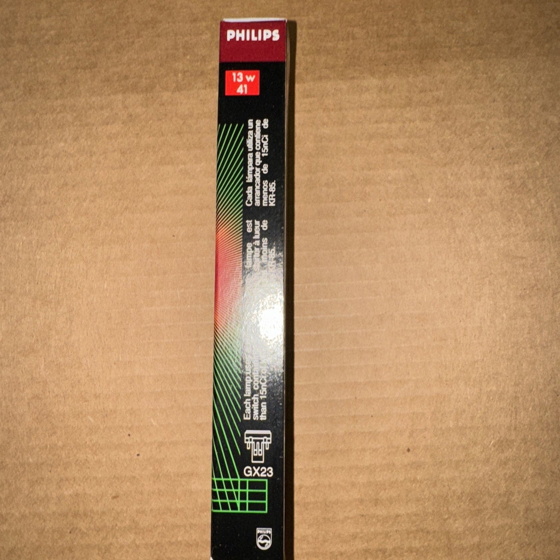 Philips PL-S 13W/30 Twin Fluorescent Tube, 2-Pin GX23 Base (Lot of 10)