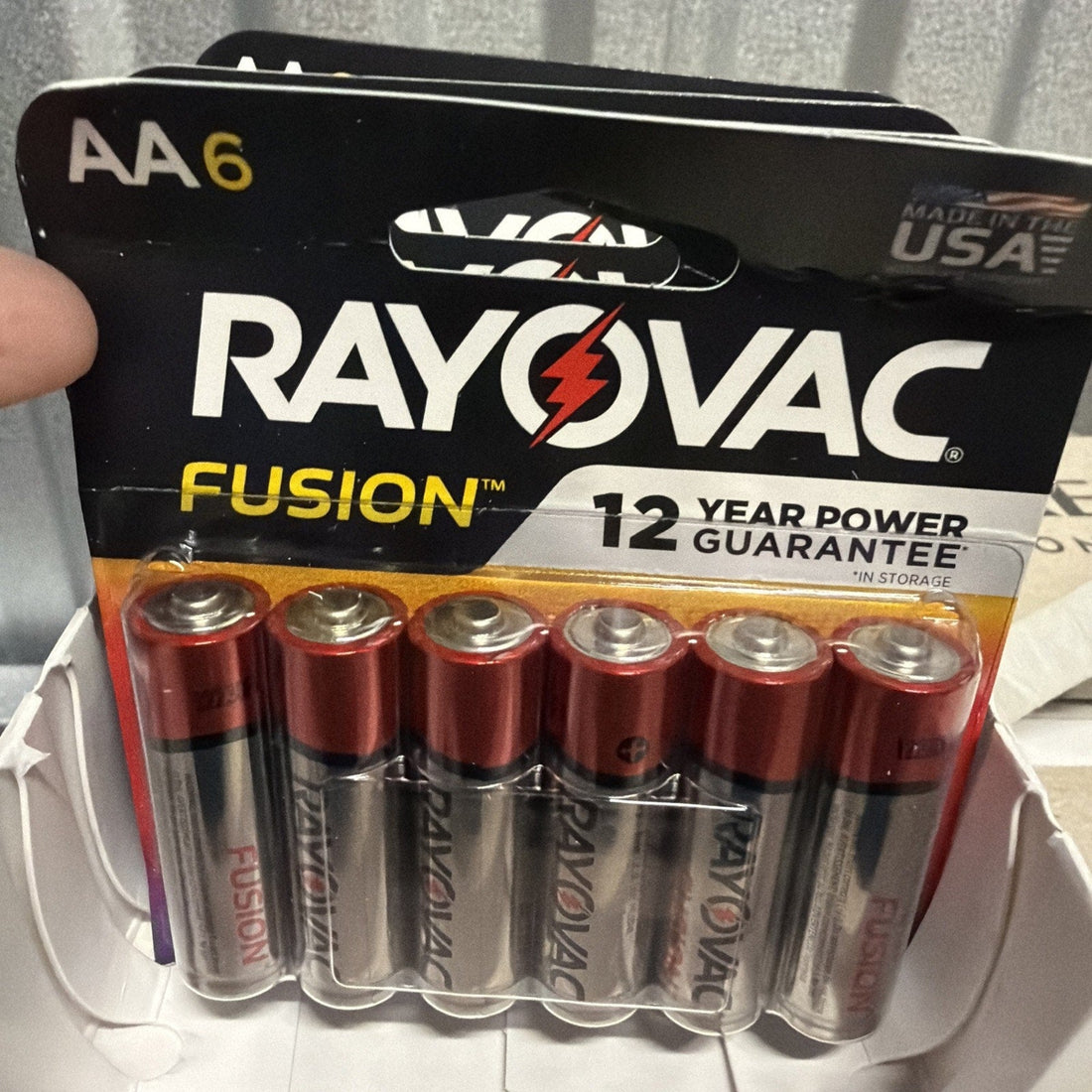 Rayovac Fusion AA Batteries, 4x 6-Pack (24 Total)