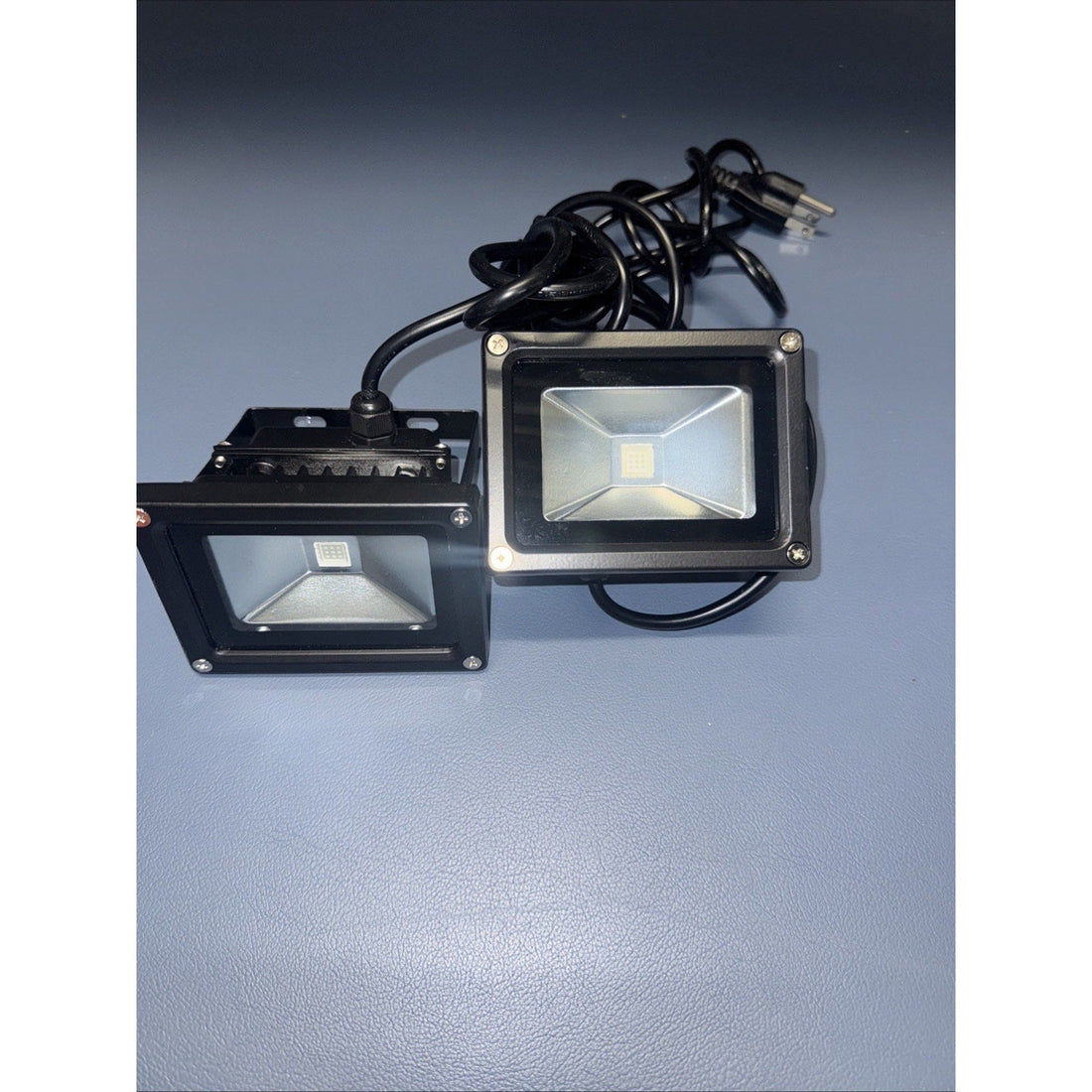 YQL-FLUV-10 Purple LED Flood Lights for DJ Disco Blacklight, Outdoor (Lot of 2)