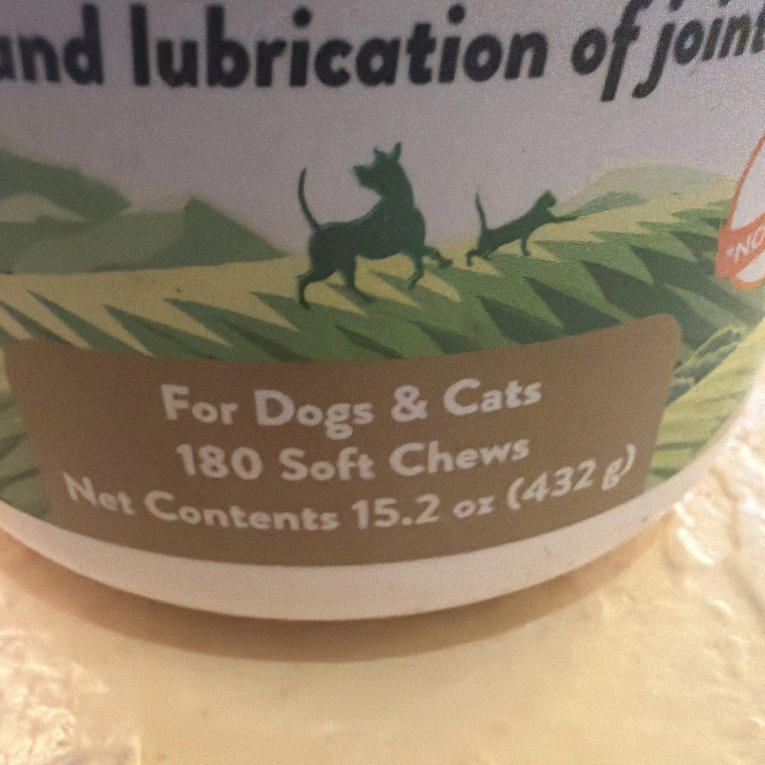 NaturVet ArthriSoothe-GOLD Advanced Joint Care for Dogs & Cats 180 Soft Chews