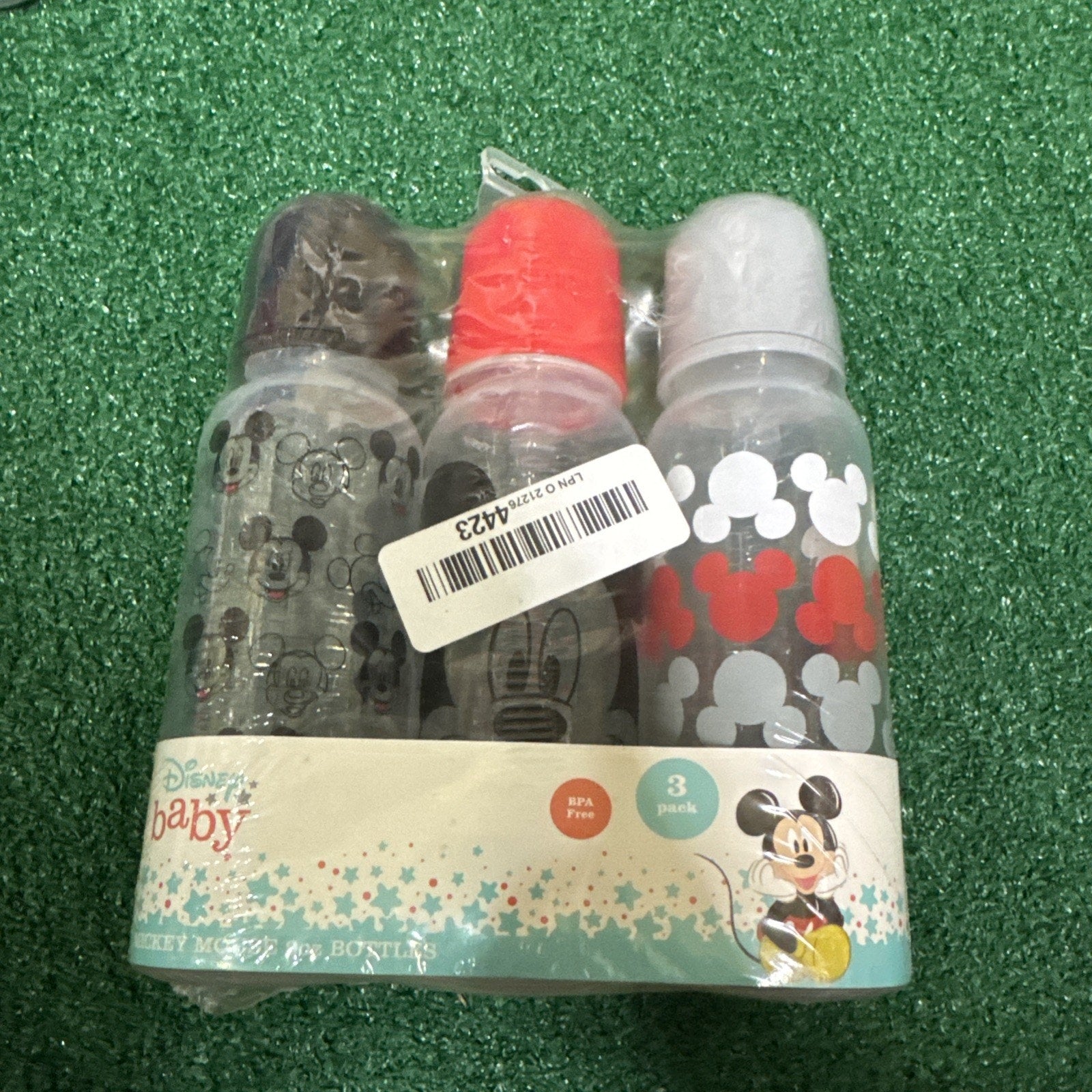 Disney Mickey Mouse Baby Bottles, 9 oz, 3 Pack