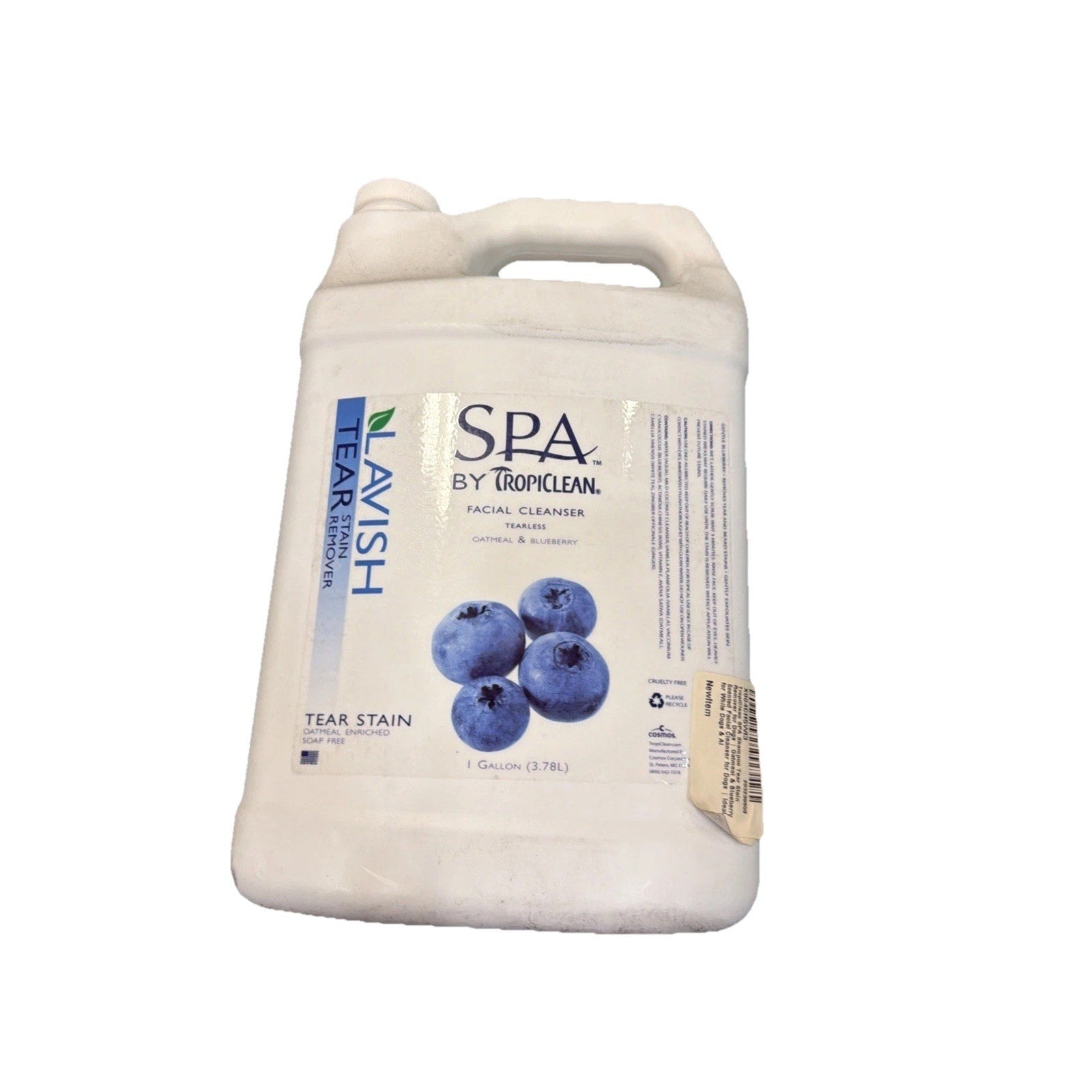 Pet Facial Scrub Gentle Dog Cat Tear Strain Remover Oatmeal Blueberry Formula