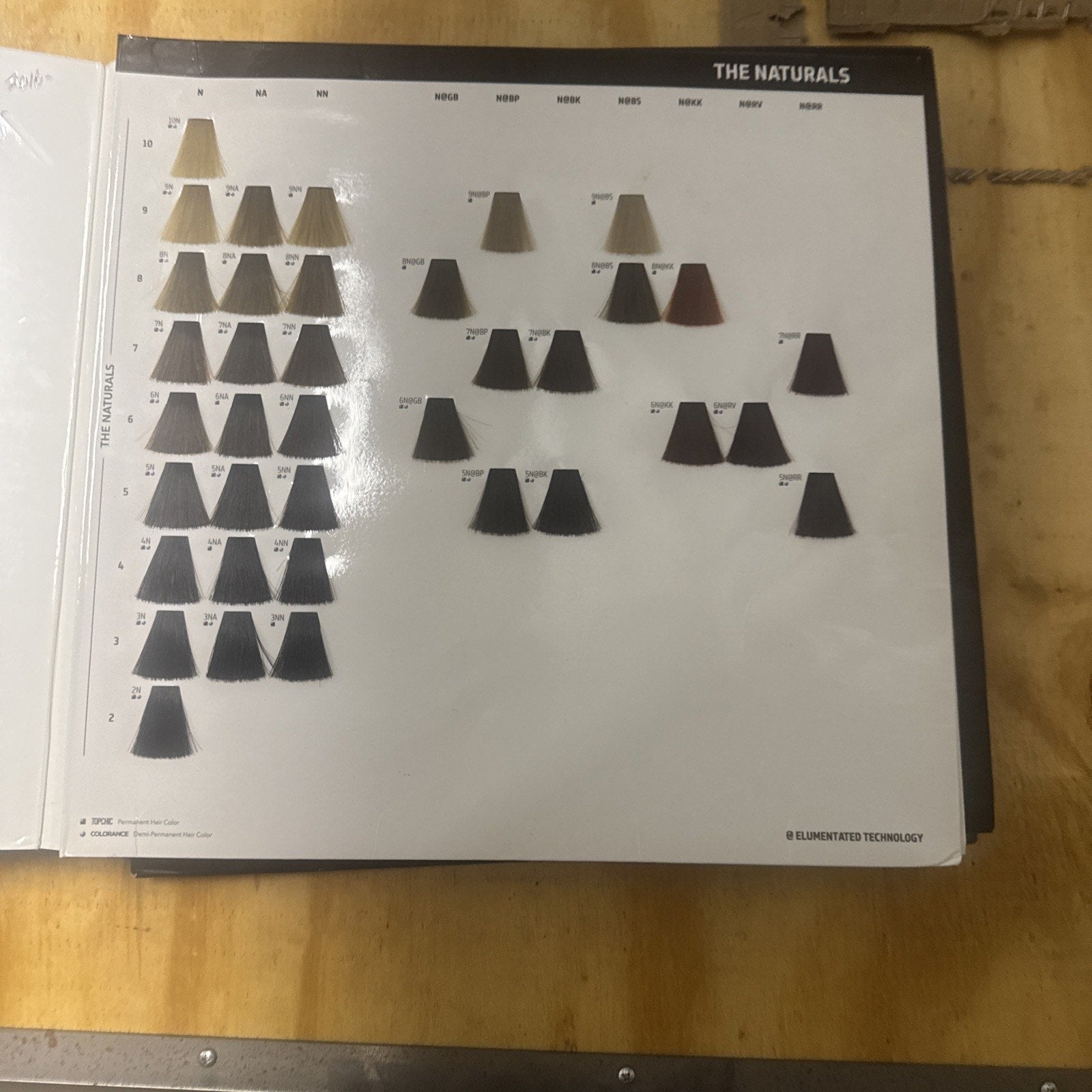 Goldwell Topchic & Colorance Hair Color Swatch Book, Salon Shade Guide