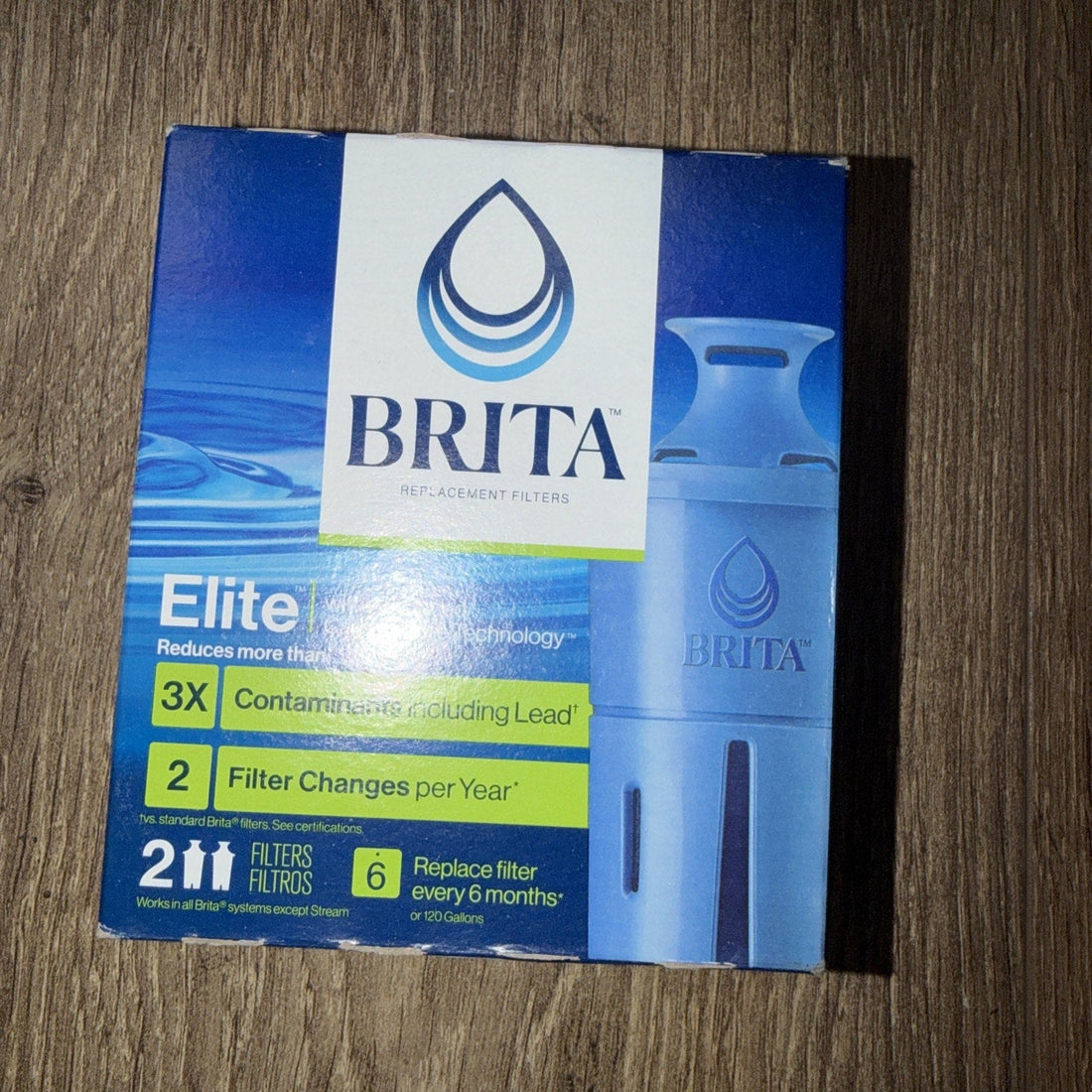 Brita Longlast Replacement Water Filters for Pitchers & Dispensers — 2 Count