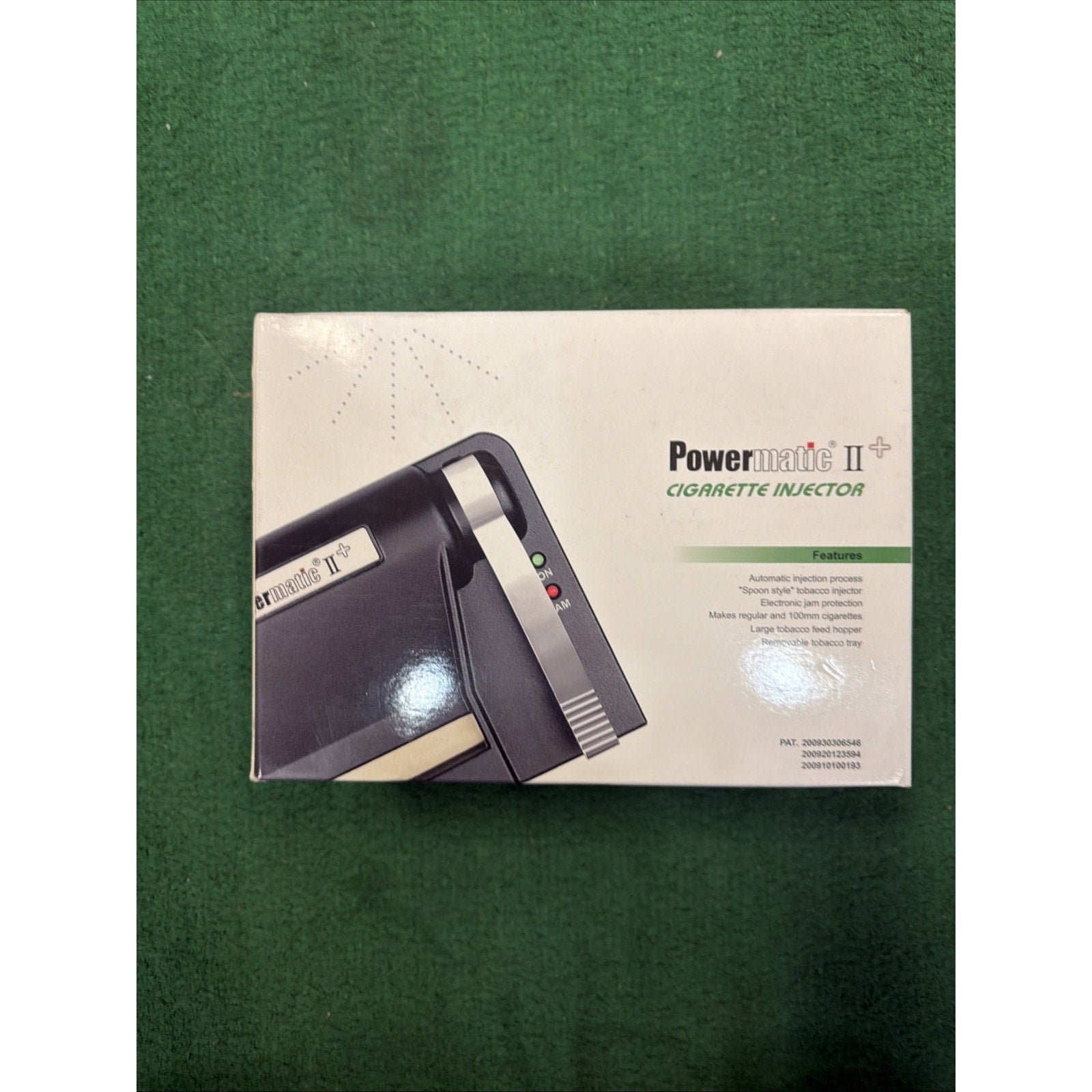 Powermatic II Plus Cigarette Injector Machine with Tube Cut Filter Tubes