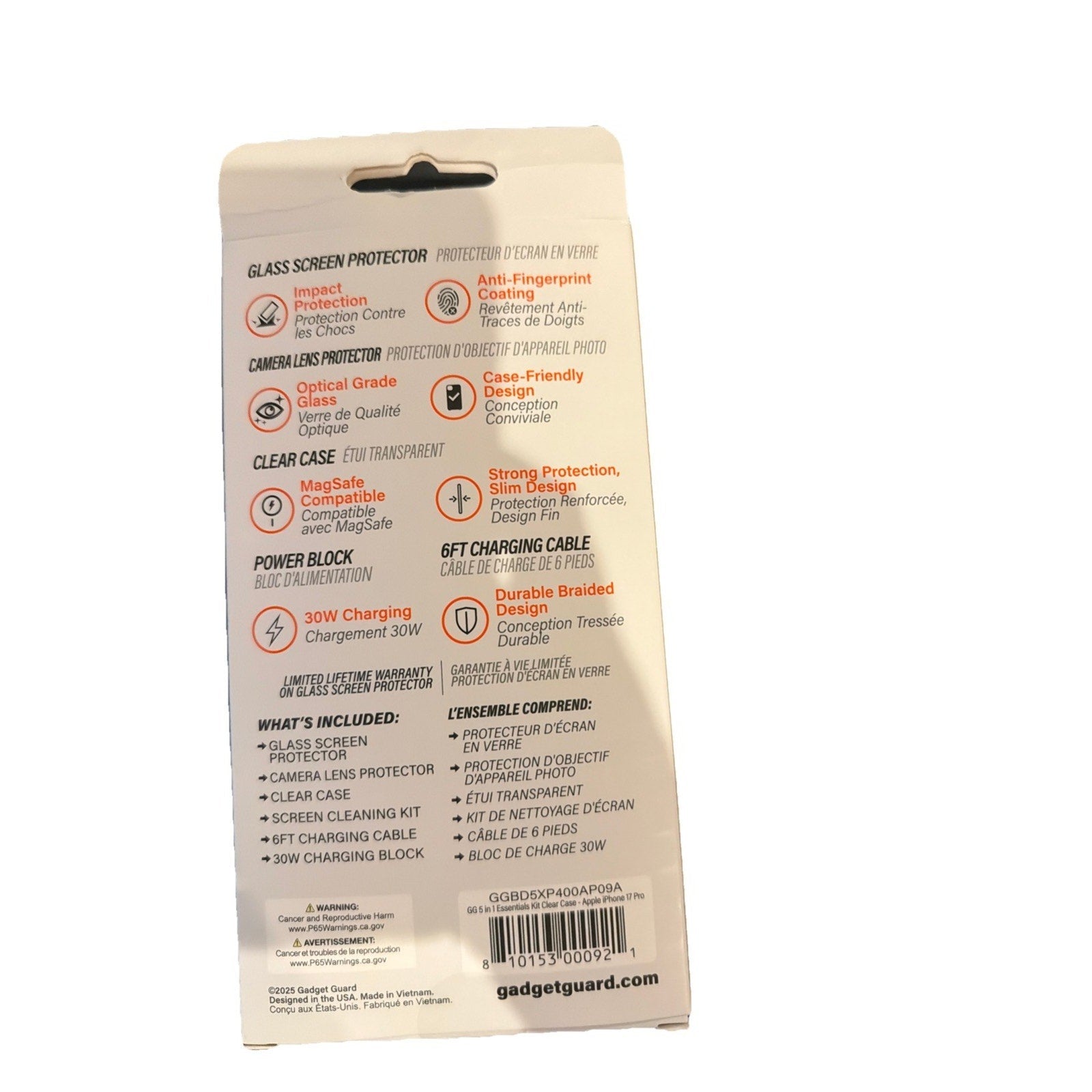Gadget Guard 5 In 1 2025 iPhone 17 Pro Clear