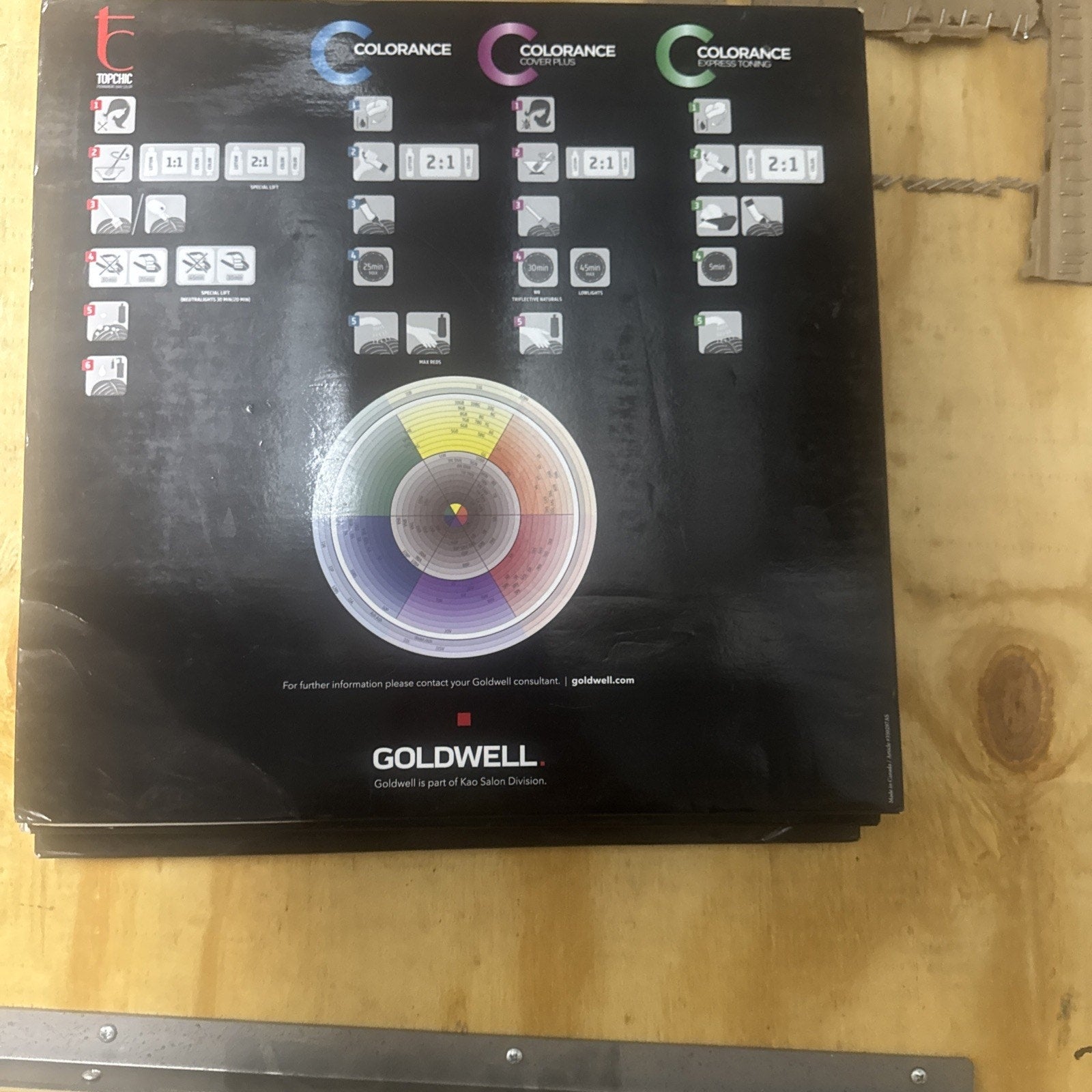 Goldwell Topchic & Colorance Hair Color Swatch Book, Salon Shade Guide