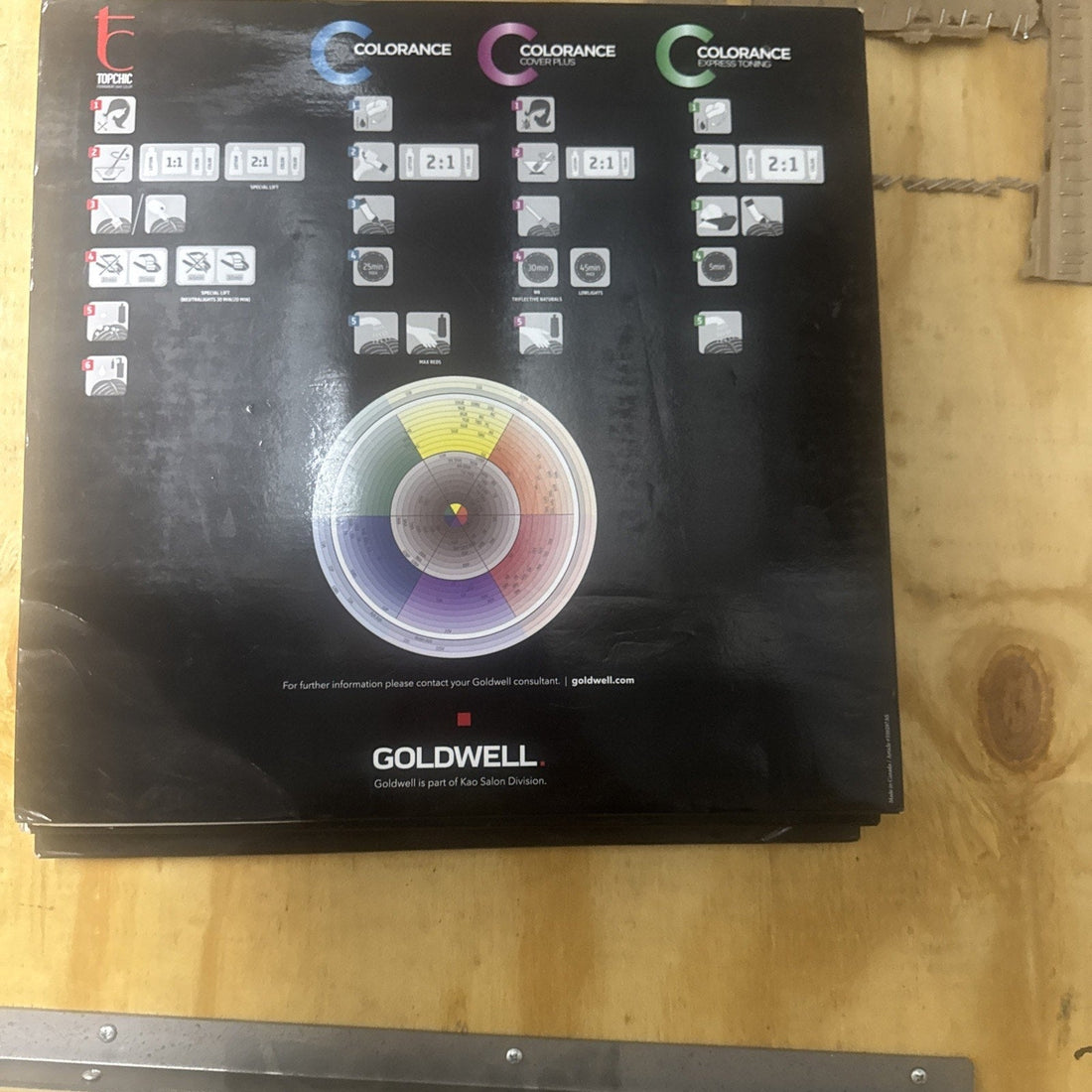 Goldwell Topchic & Colorance Hair Color Swatch Book, Salon Shade Guide
