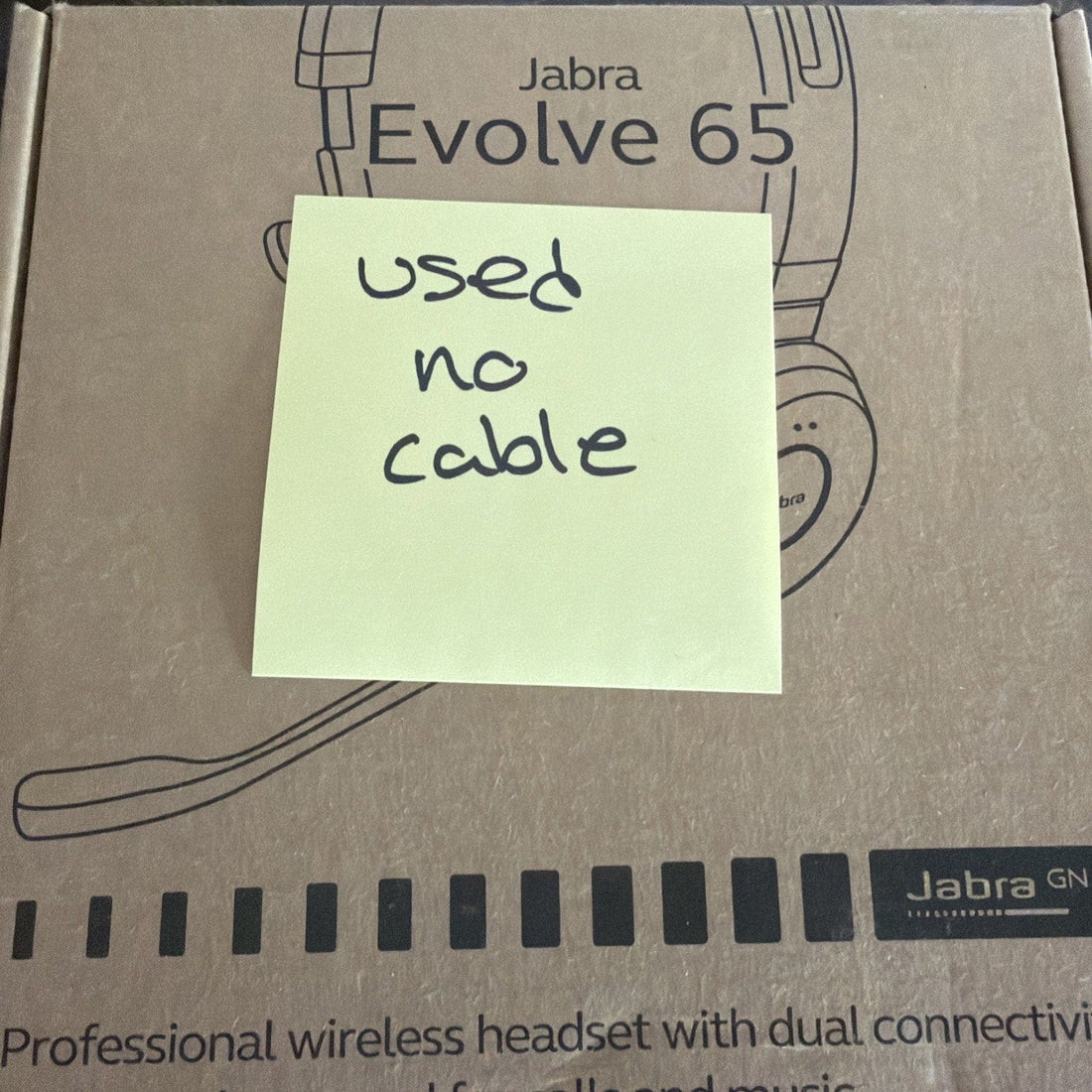 Jabra Evolve 65 SE Mono Wireless Headset with Bluetooth and Noise Cancelling Mic