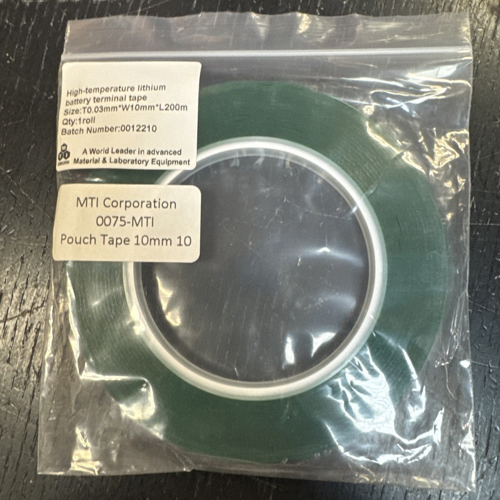 MSE MTI High Temp Lithium Battery Pouch Tape, 3/5/10mm, Lot of 4