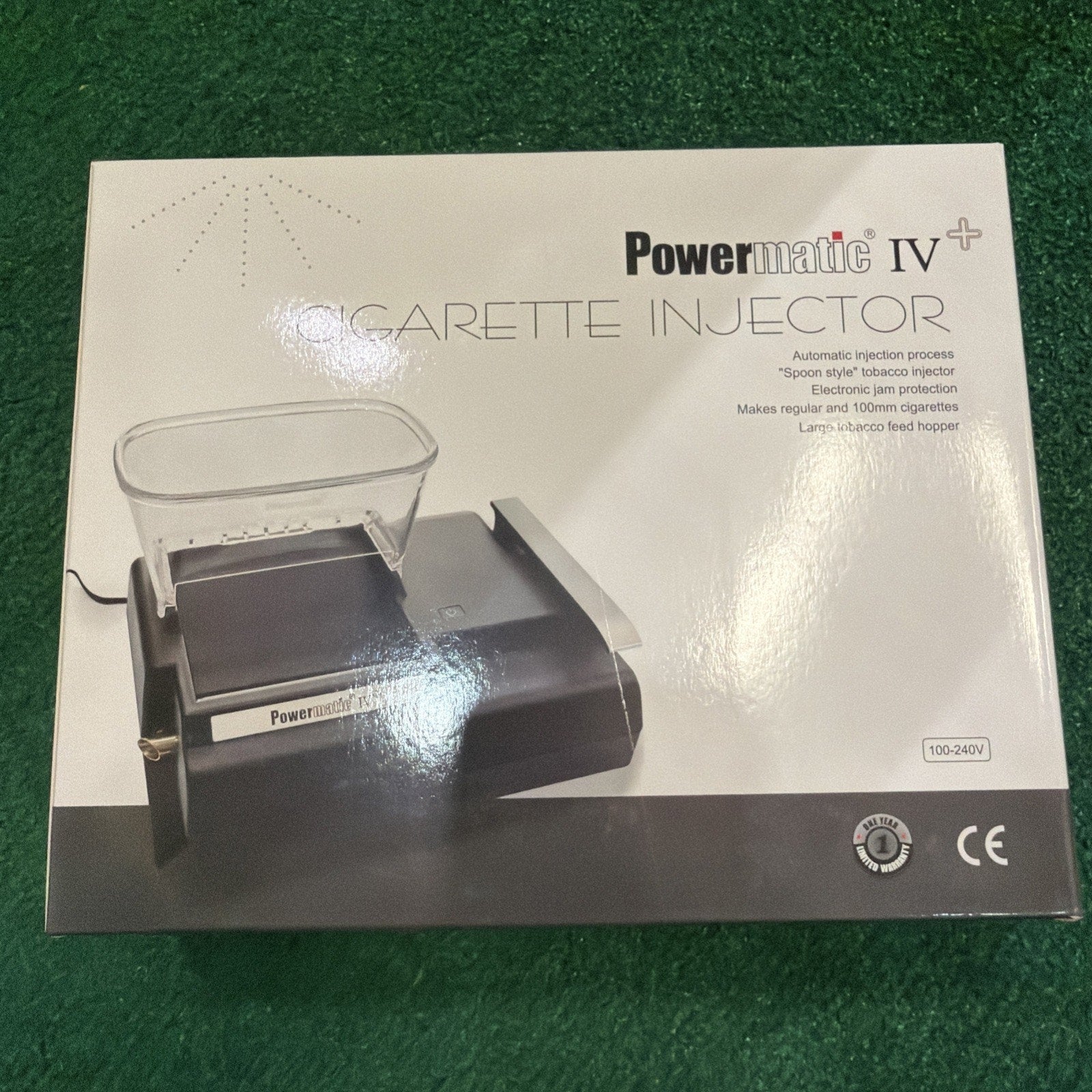 Powermatic IV+ Cigarette Injector Tobacco Roller Maker Machine 100-240V